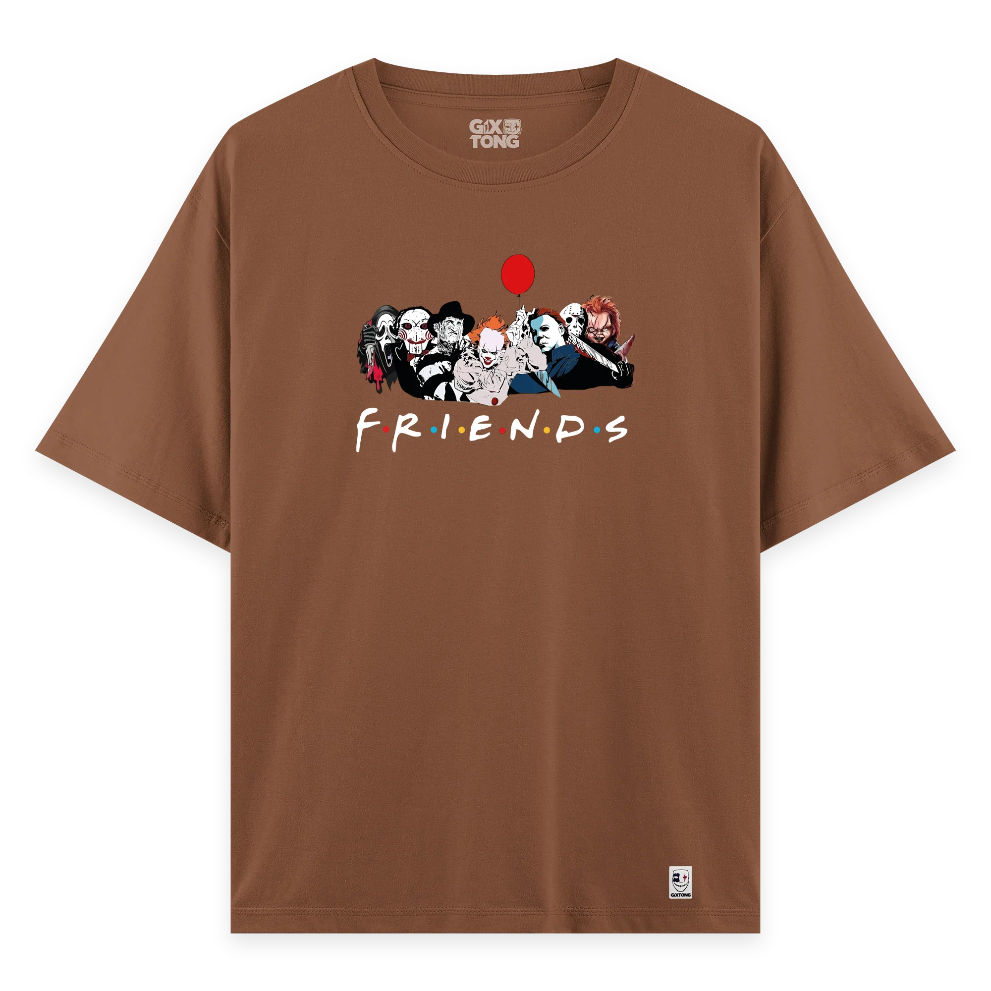 Dark Friends - Oversize Bol Kalıp T-shirt