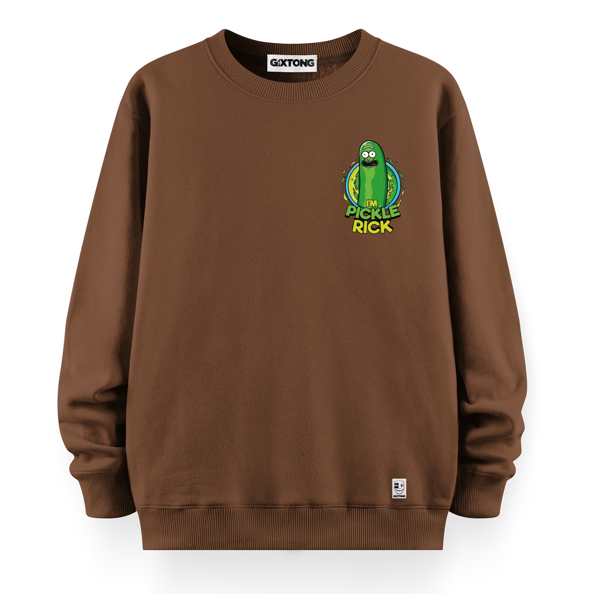 Pickle Rick - Oversize Bol Kalıp Sweatshirt