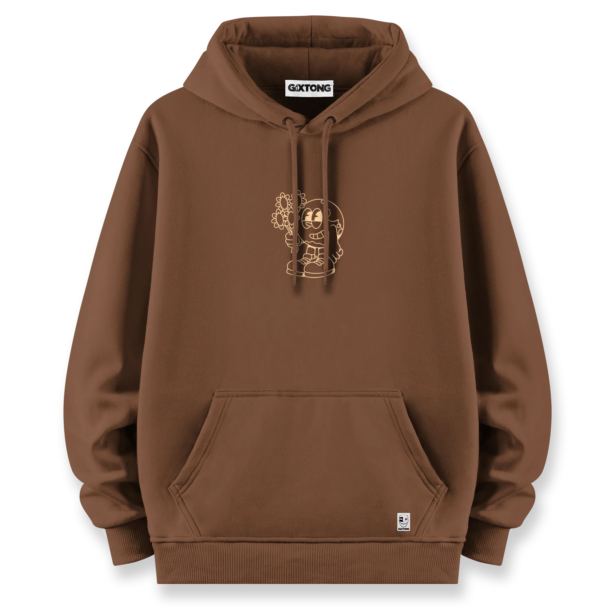 Smile - Oversize Bol Kalıp Hoodie