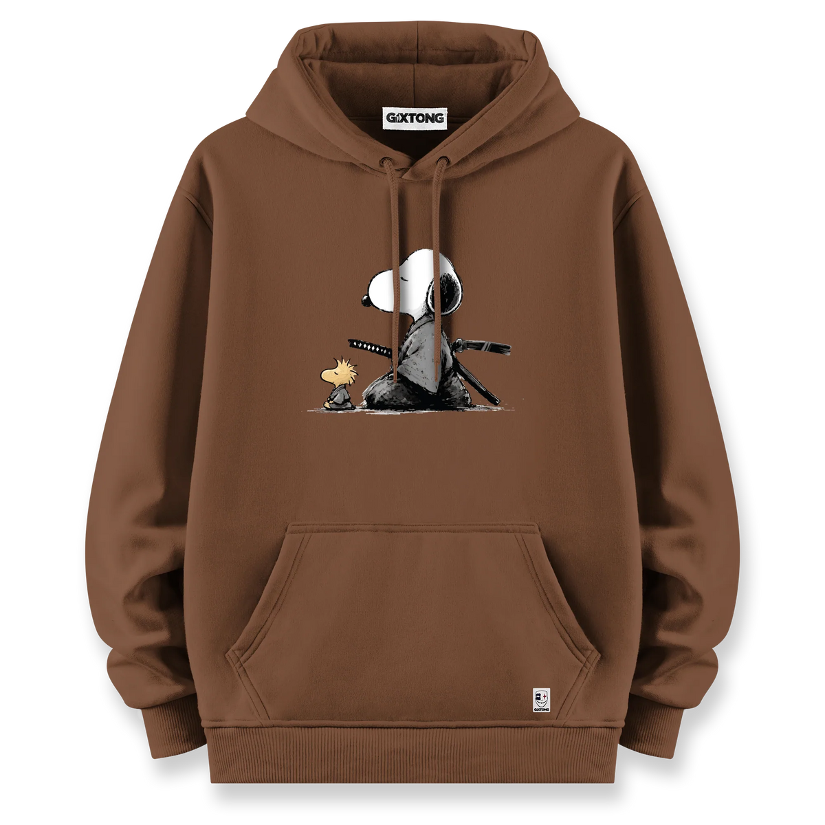 Samurai Snoopy - Oversize Bol Kalıp Hoodie