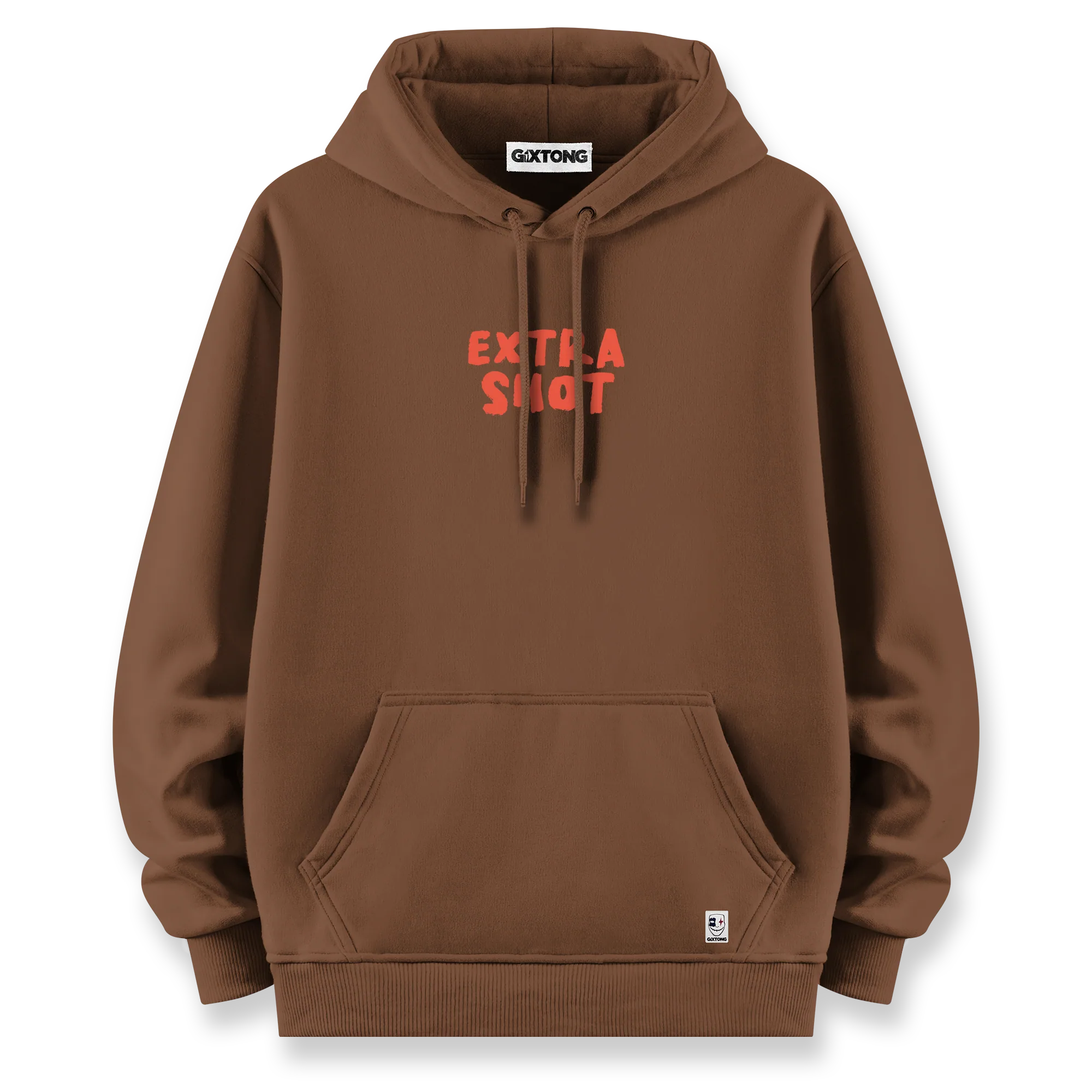Extra Shot - Oversize Bol Kalıp Hoodie