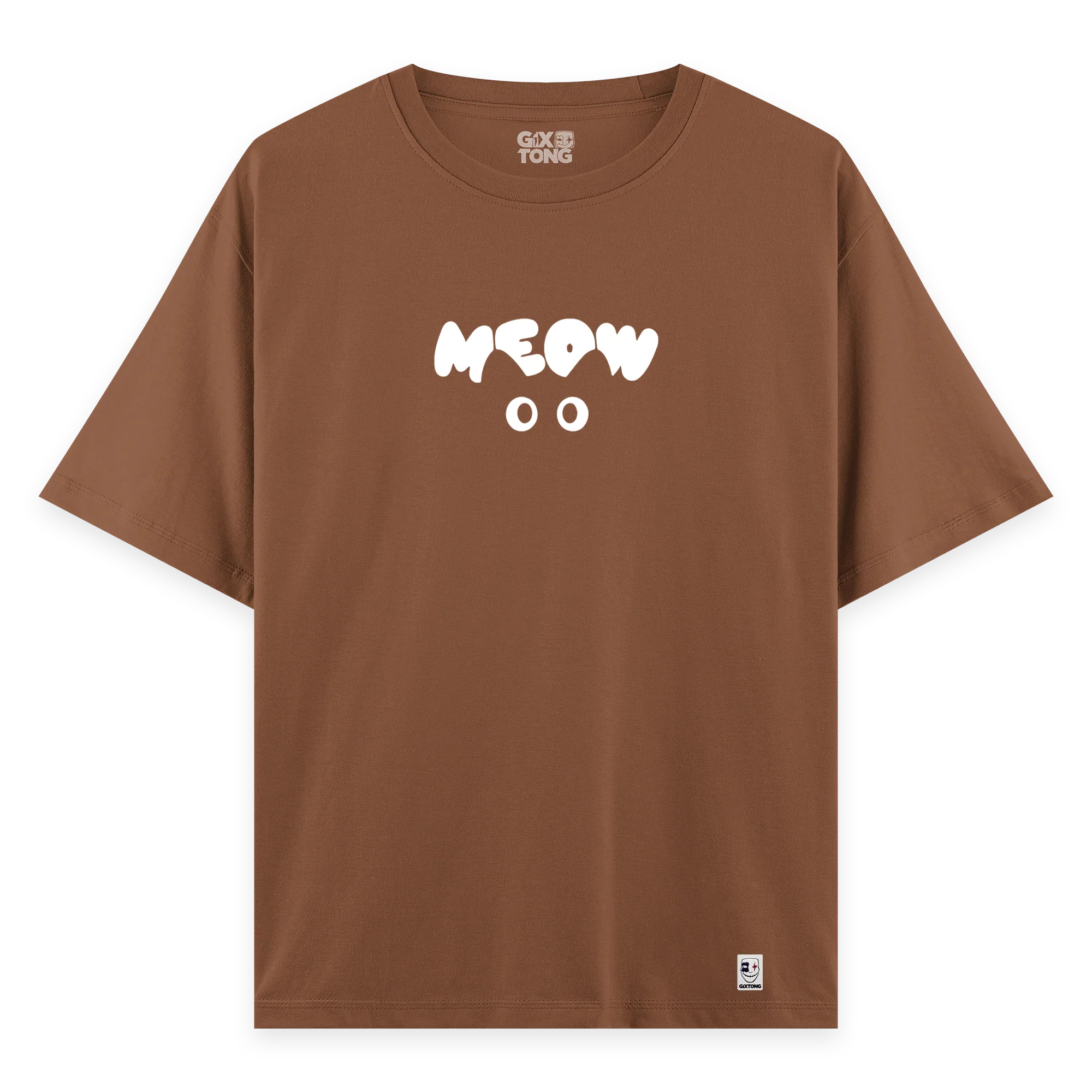 Meow - Oversize Bol Kalıp T-shirt