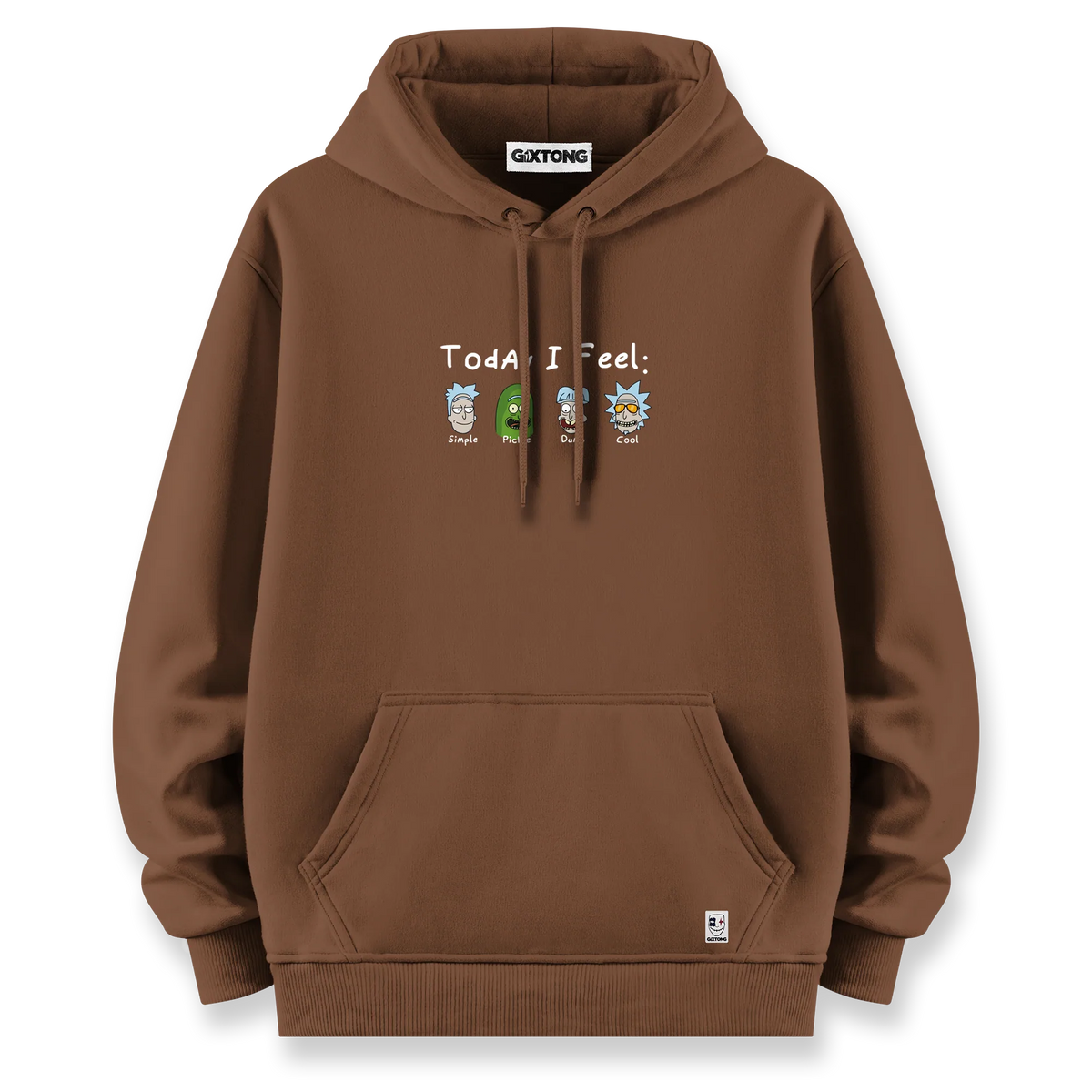 Rick's Routine - Oversize Bol Kalıp Hoodie