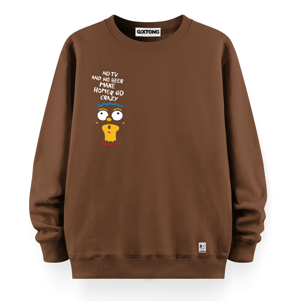 Crazy Homer - Oversize Bol Kalıp Sweatshirt