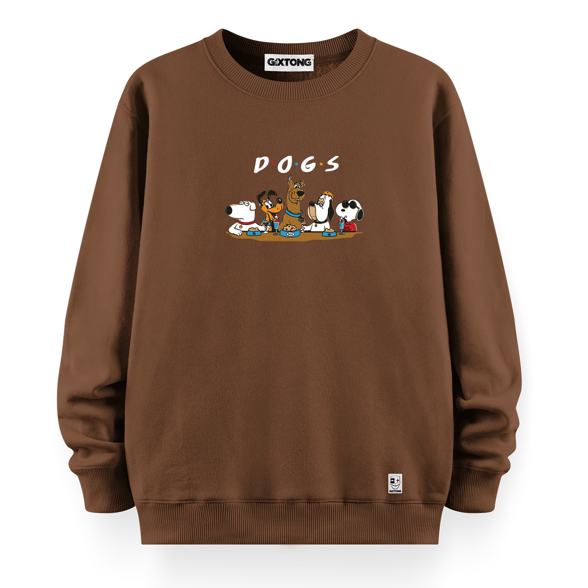 Dogs - Oversize Bol Kalıp Sweatshirt
