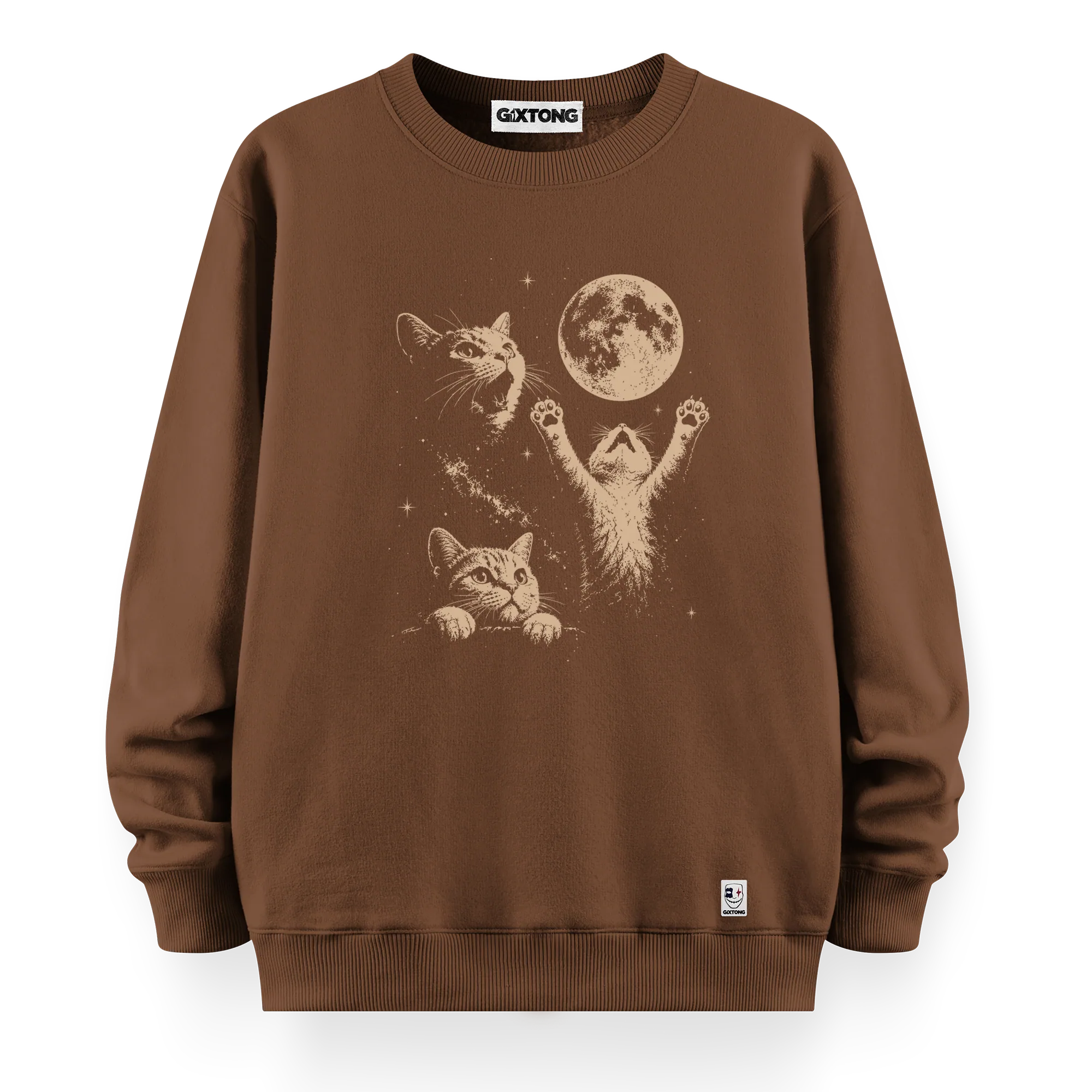 Catlight - Oversize Bol Kalıp Sweatshirt