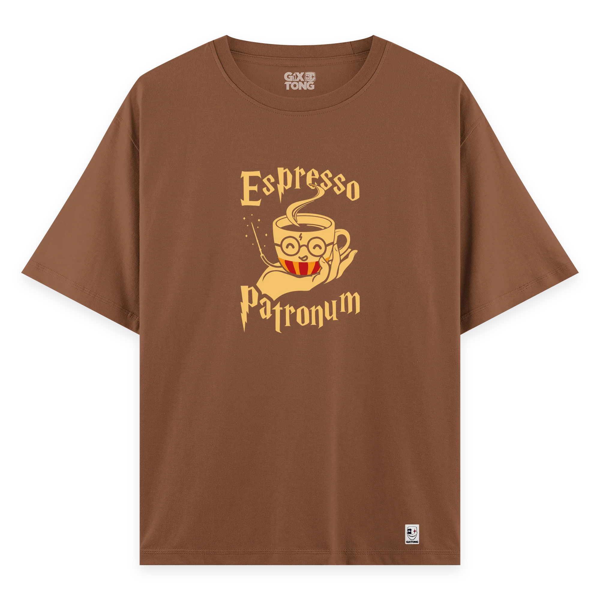 Espresso Patronum - Oversize Bol Kalıp T-shirt