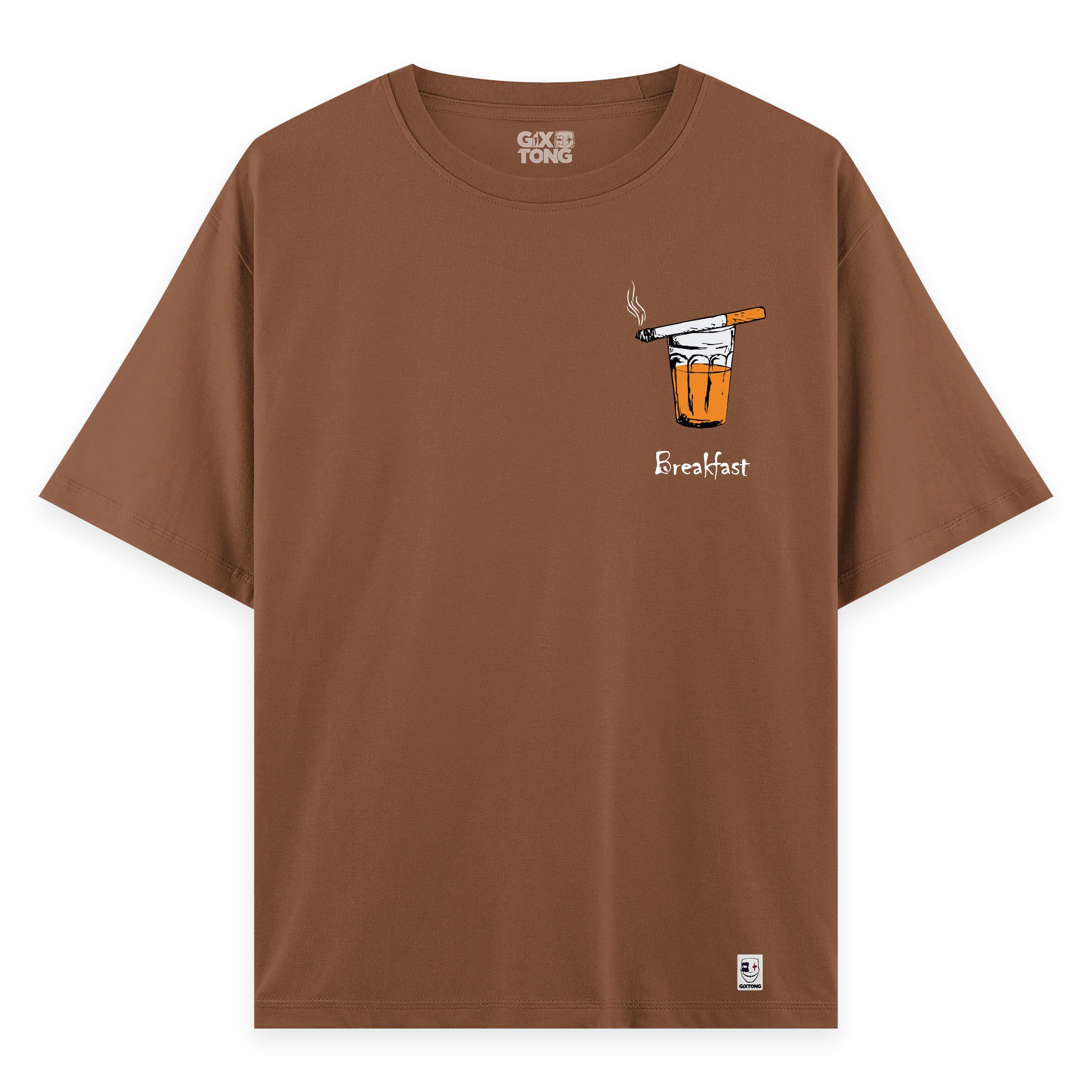 Breakfast - Oversize Bol Kalıp T-shirt