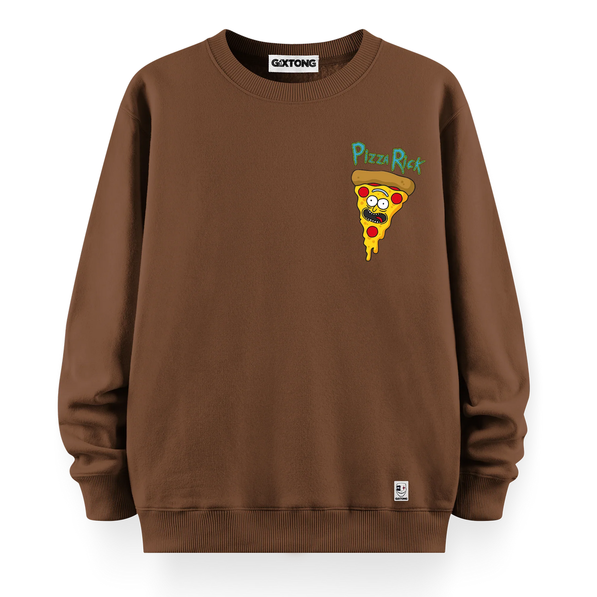 Pizza Rick - Oversize Bol Kalıp Sweatshirt