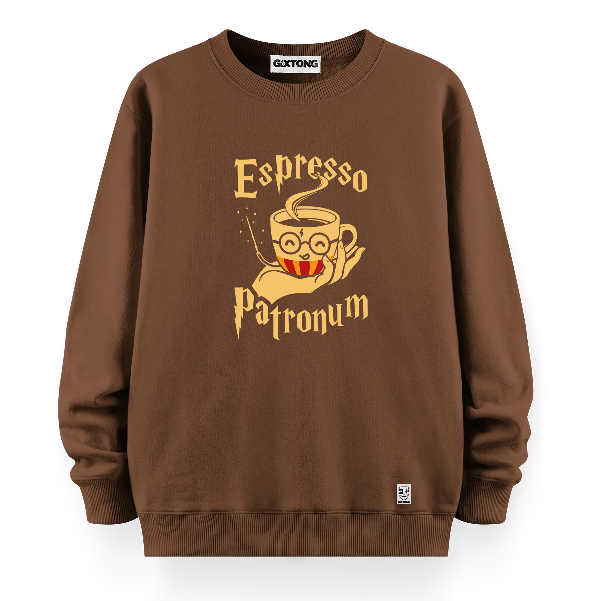 Espresso Patronum - Oversize Bol Kalıp Sweatshirt