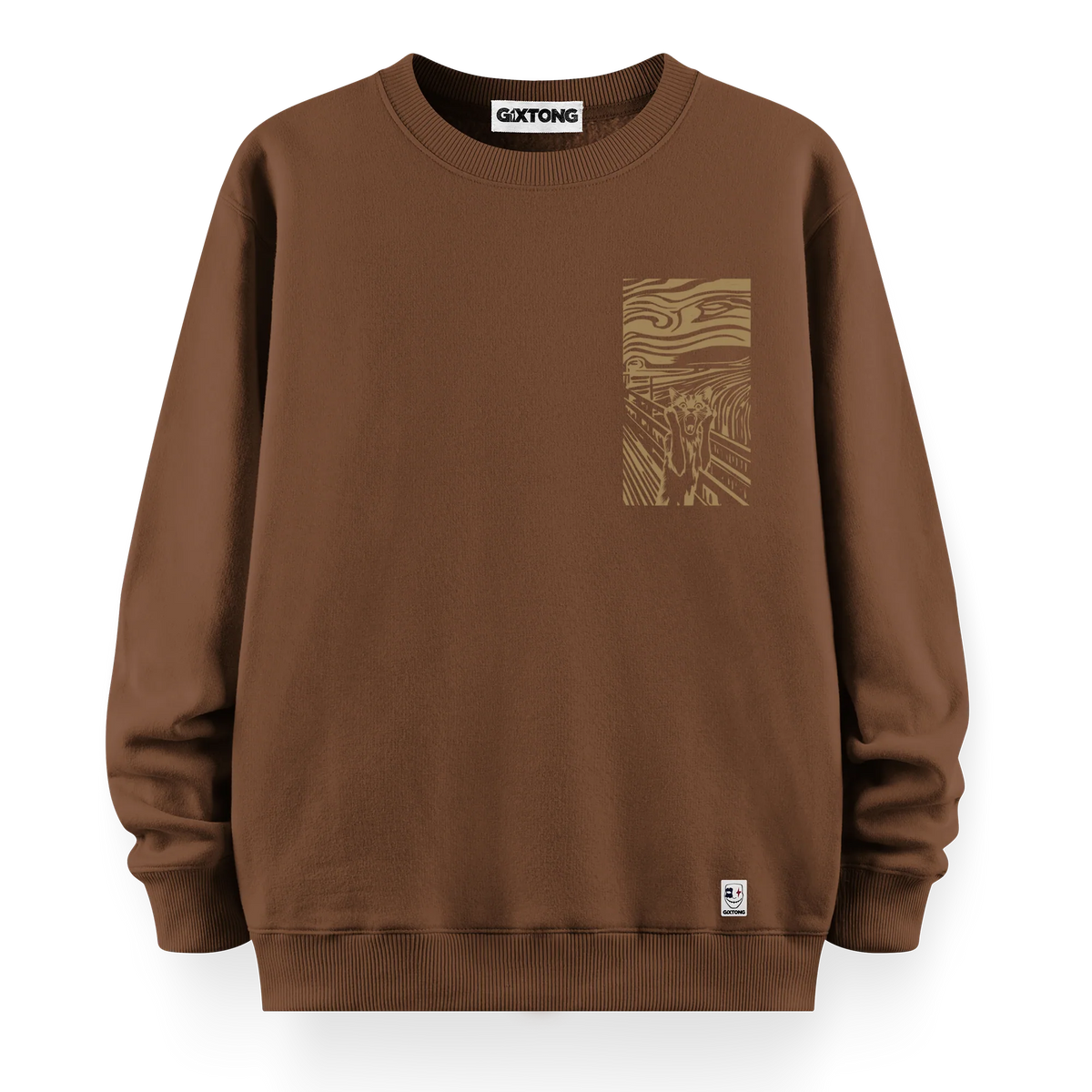Scream - Oversize Bol Kalıp Sweatshirt