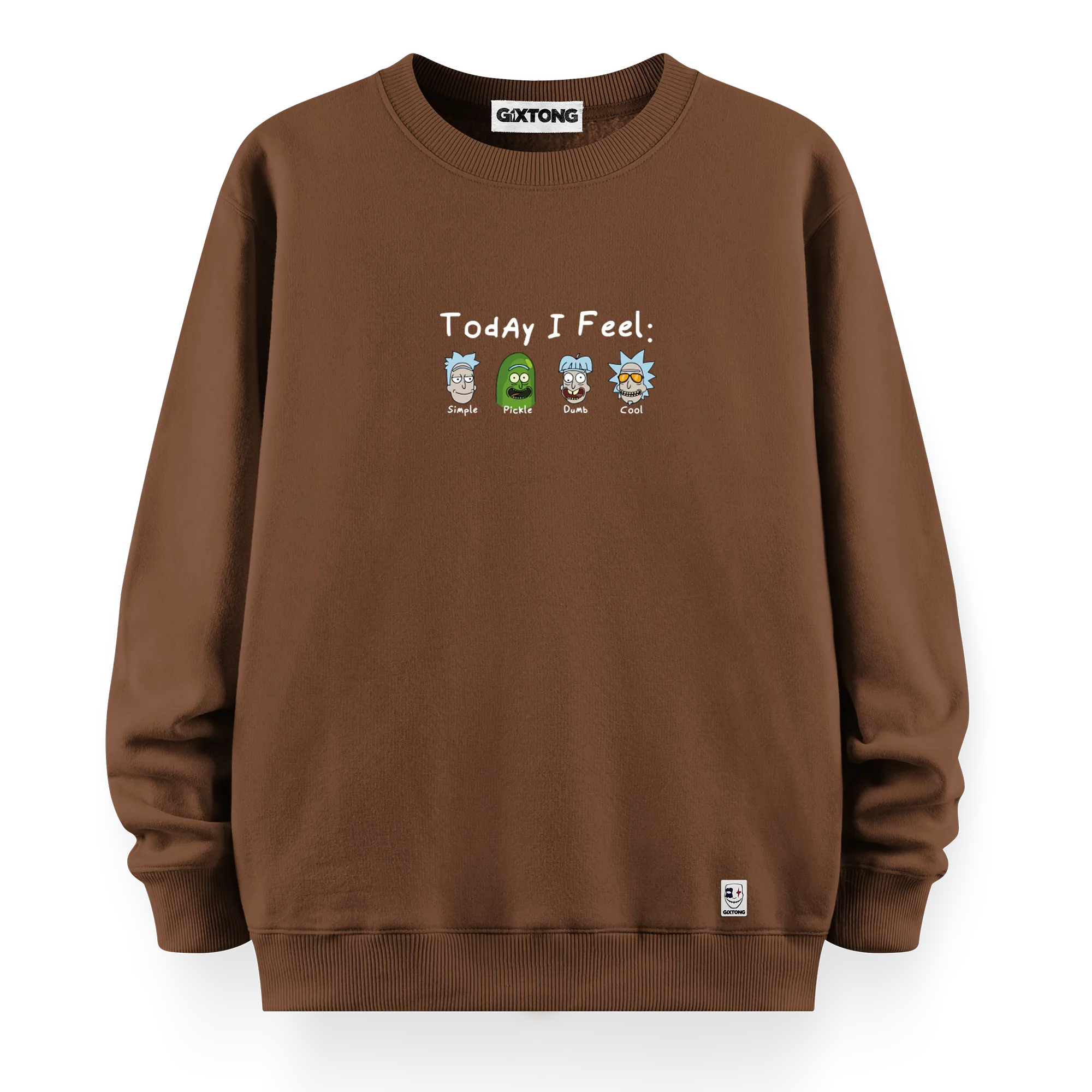 Rick's Routine - Oversize Bol Kalıp Sweatshirt