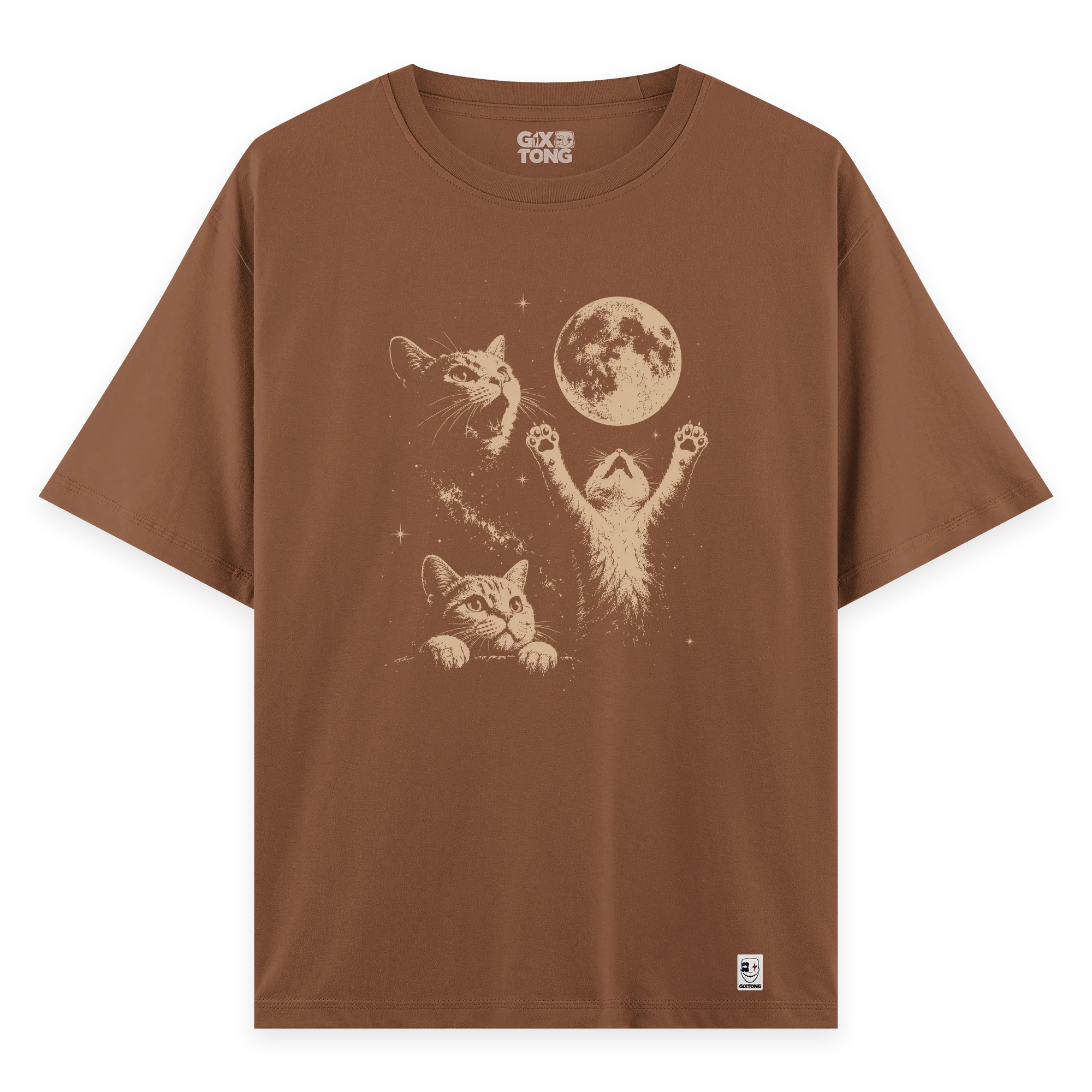 Catlight - Oversize Bol Kalıp T-shirt