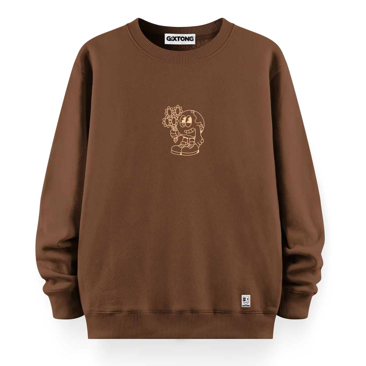 Smile - Oversize Bol Kalıp Sweatshirt