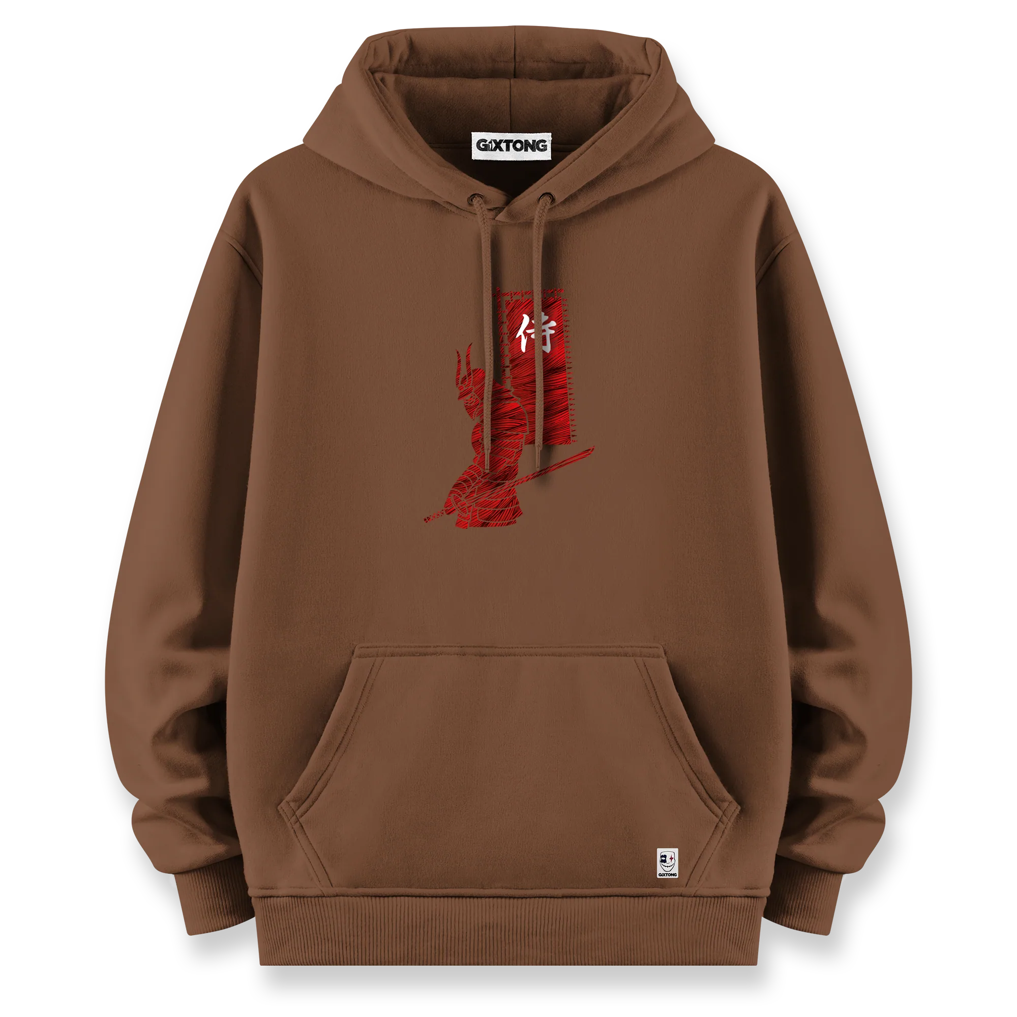 Red Samurai - Oversize Bol Kalıp Hoodie