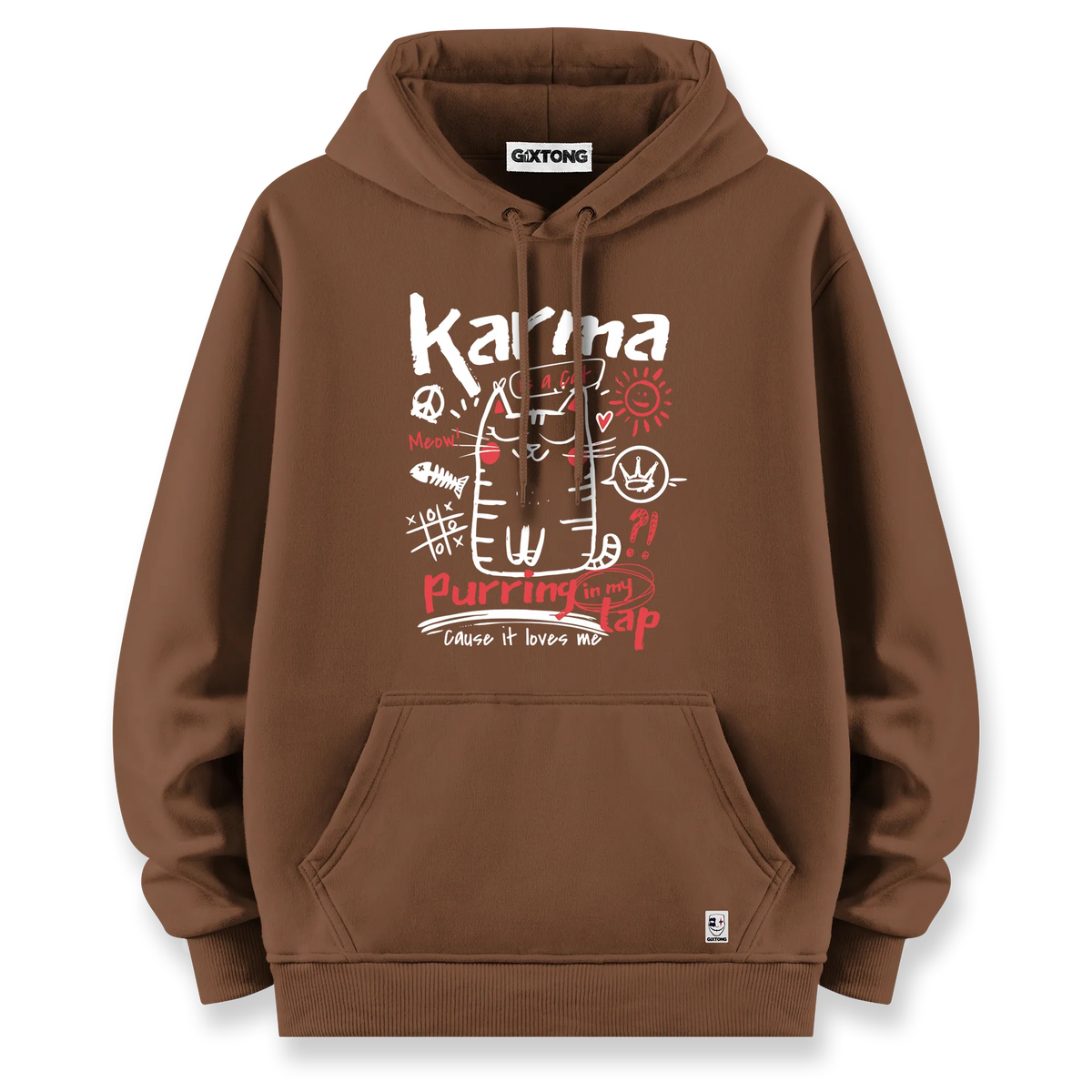 Karma - Oversize Bol Kalıp Hoodie