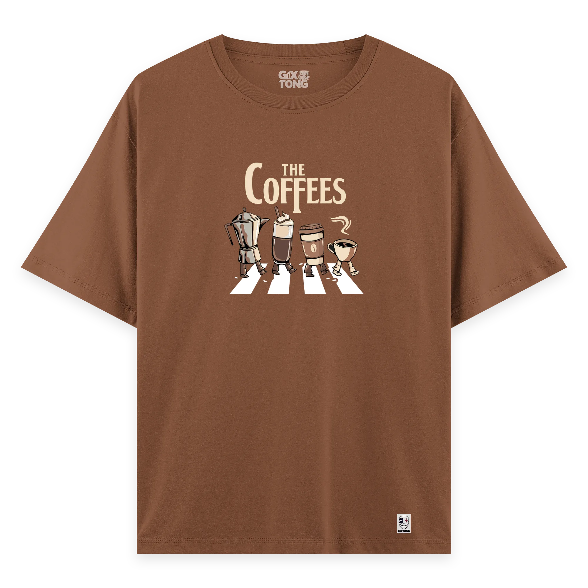 Coffee - Oversize Bol Kalıp T-shirt