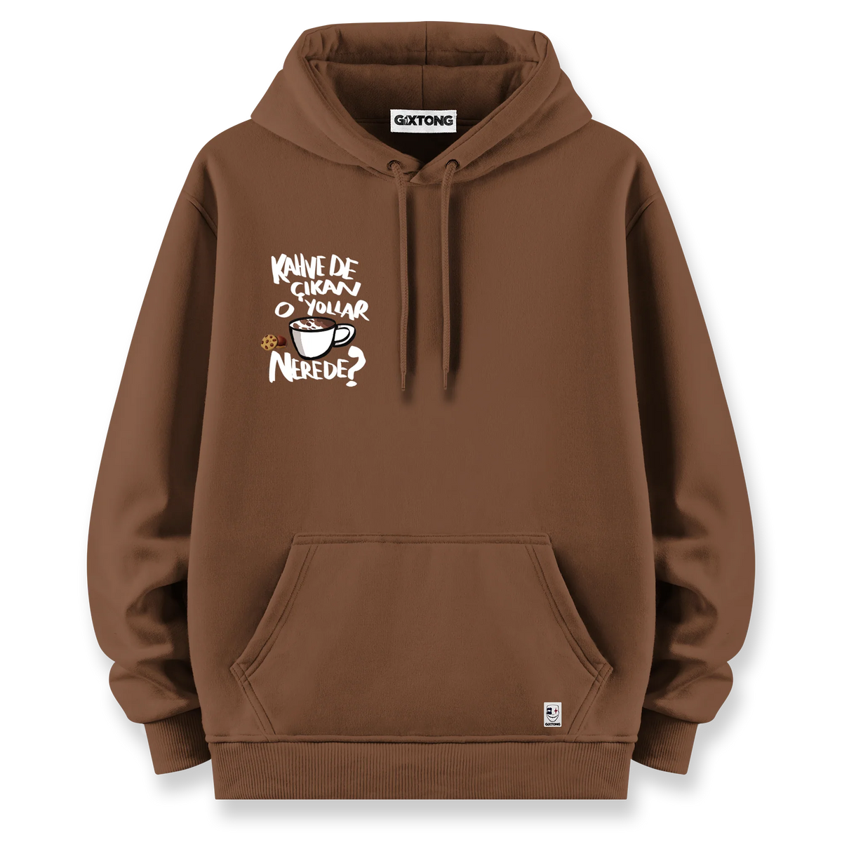 Nerede - Oversize Bol Kalıp Hoodie