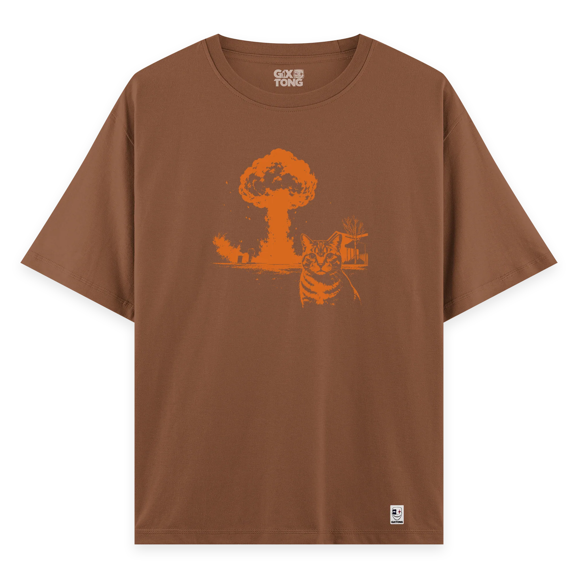 Cat Bomb - Oversize Bol Kalıp T-shirt