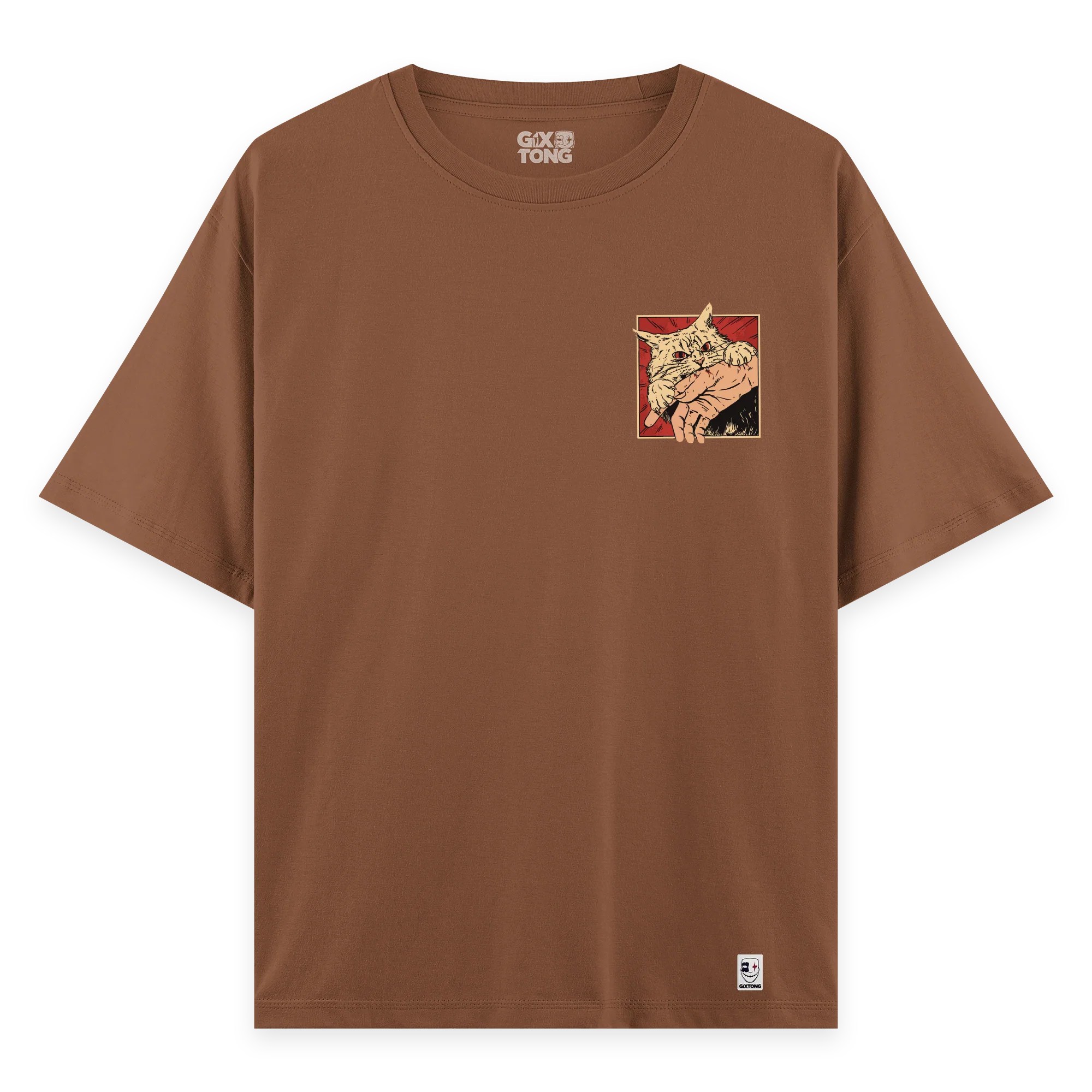 Attack - Oversize Bol Kalıp T-shirt