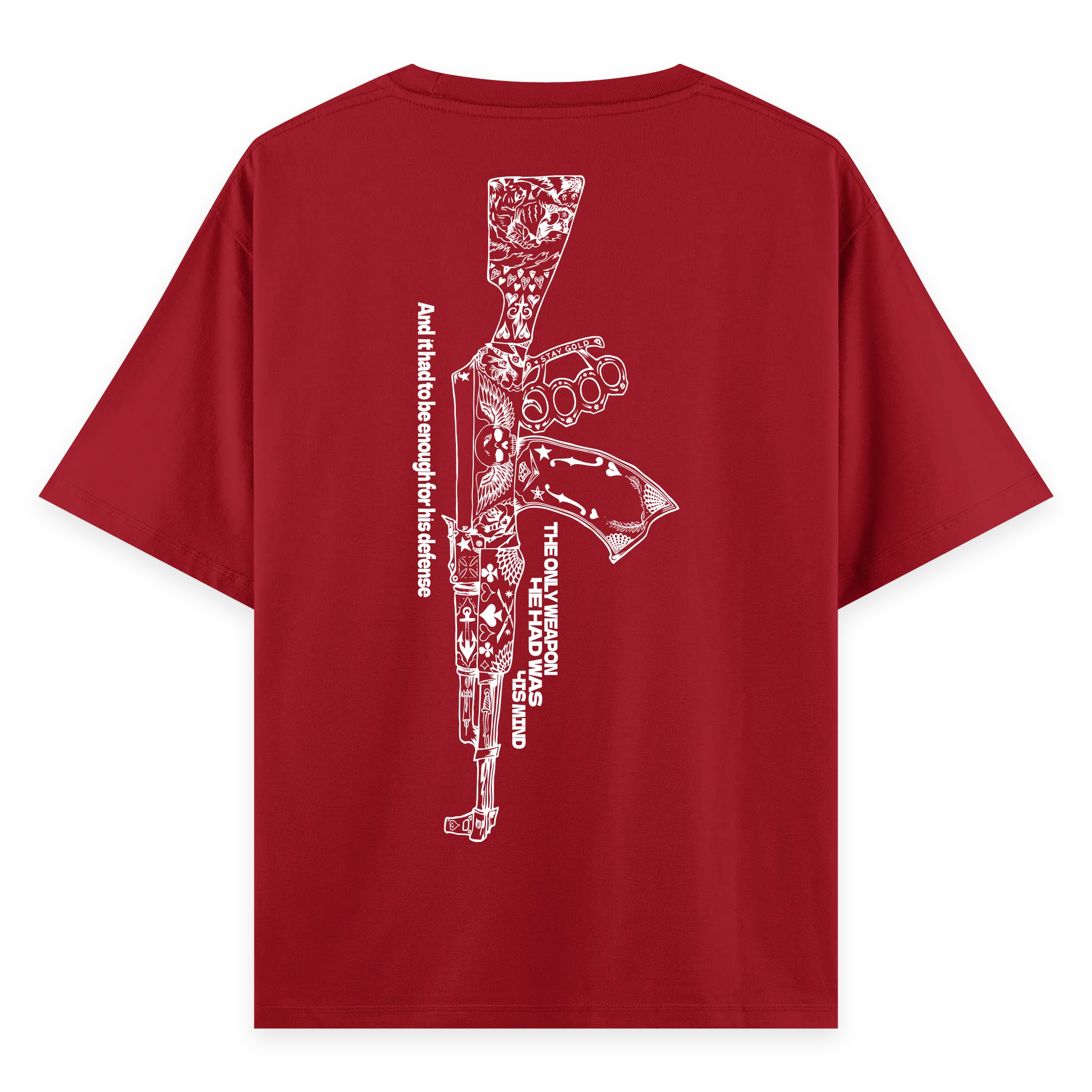 Ak-47 - Oversize Bol Kalıp T-shirt