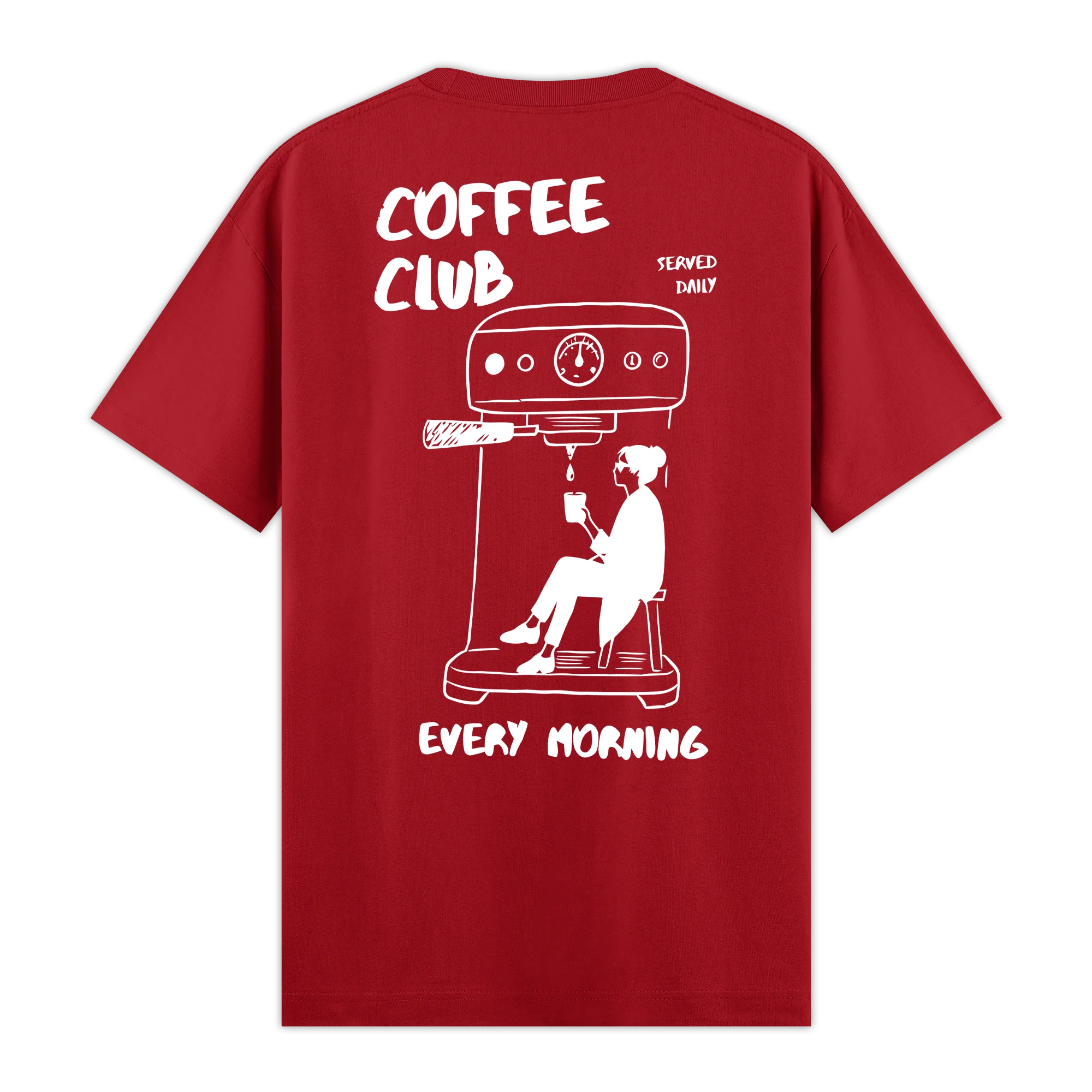 Coffee Club - Regular Fit Kalıp T-shirt