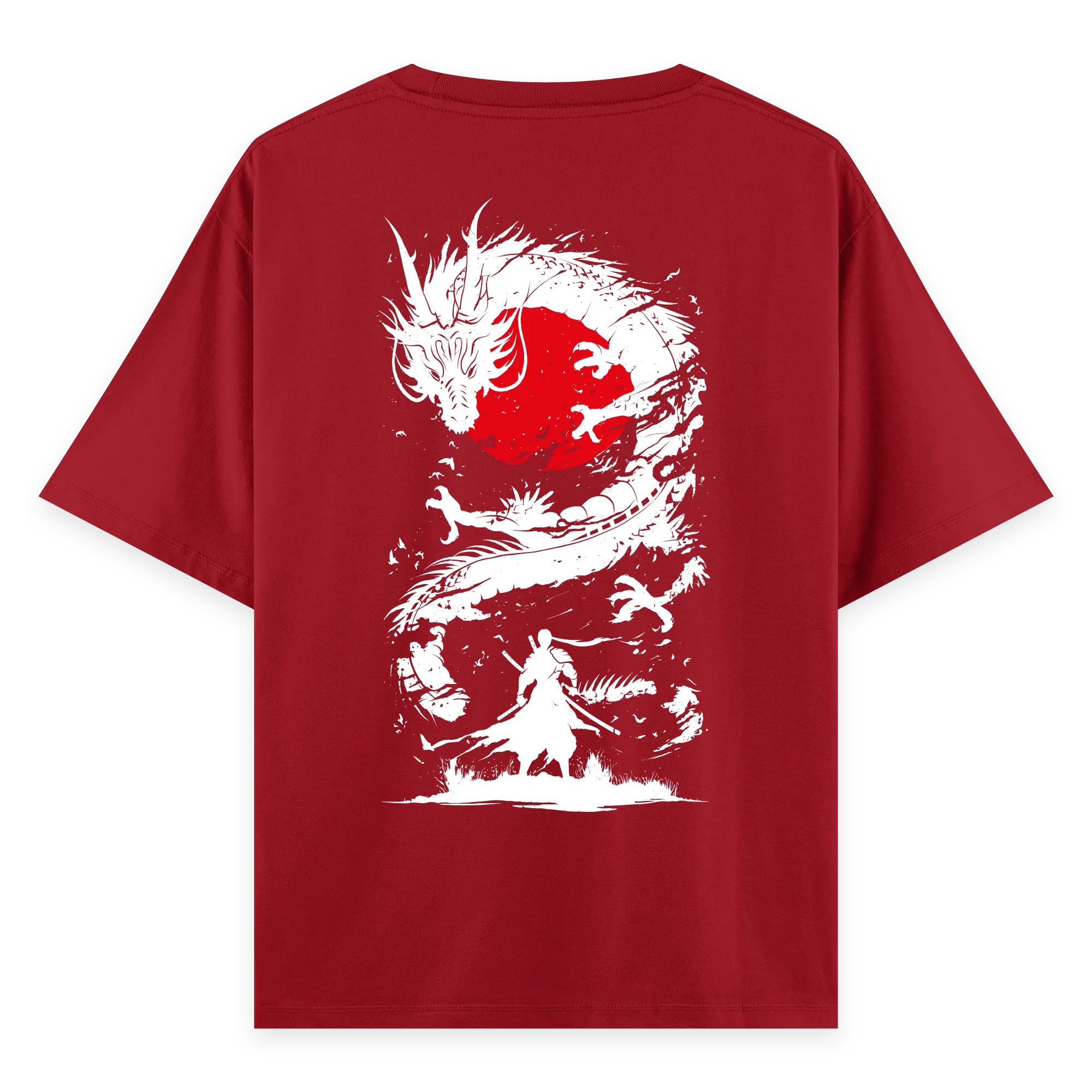 Rising Dragon - Oversize Bol Kalıp T-shirt