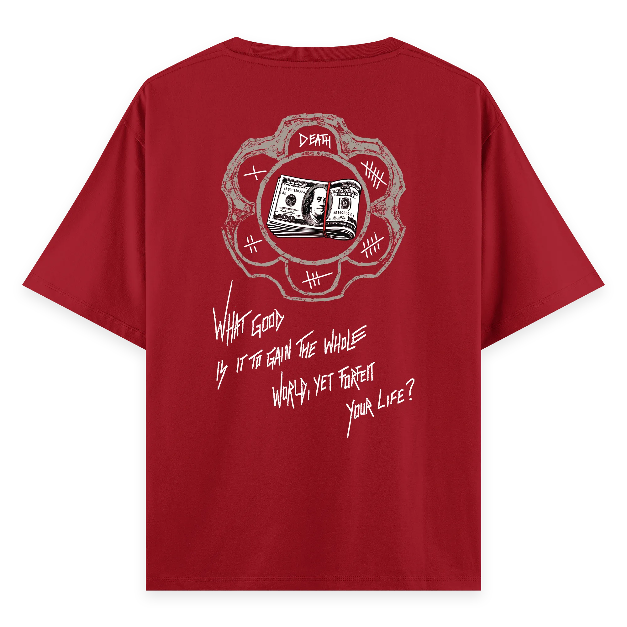 Greed - Oversize Bol Kalıp T-shirt
