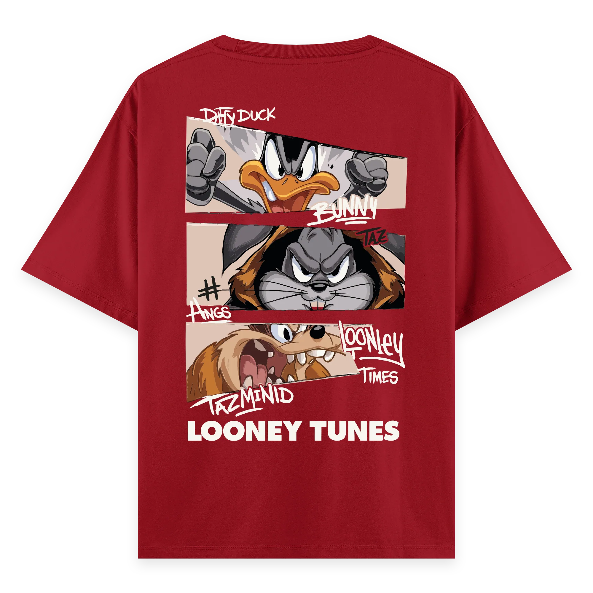 Looney Tunes - Oversize Bol Kalıp T-shirt