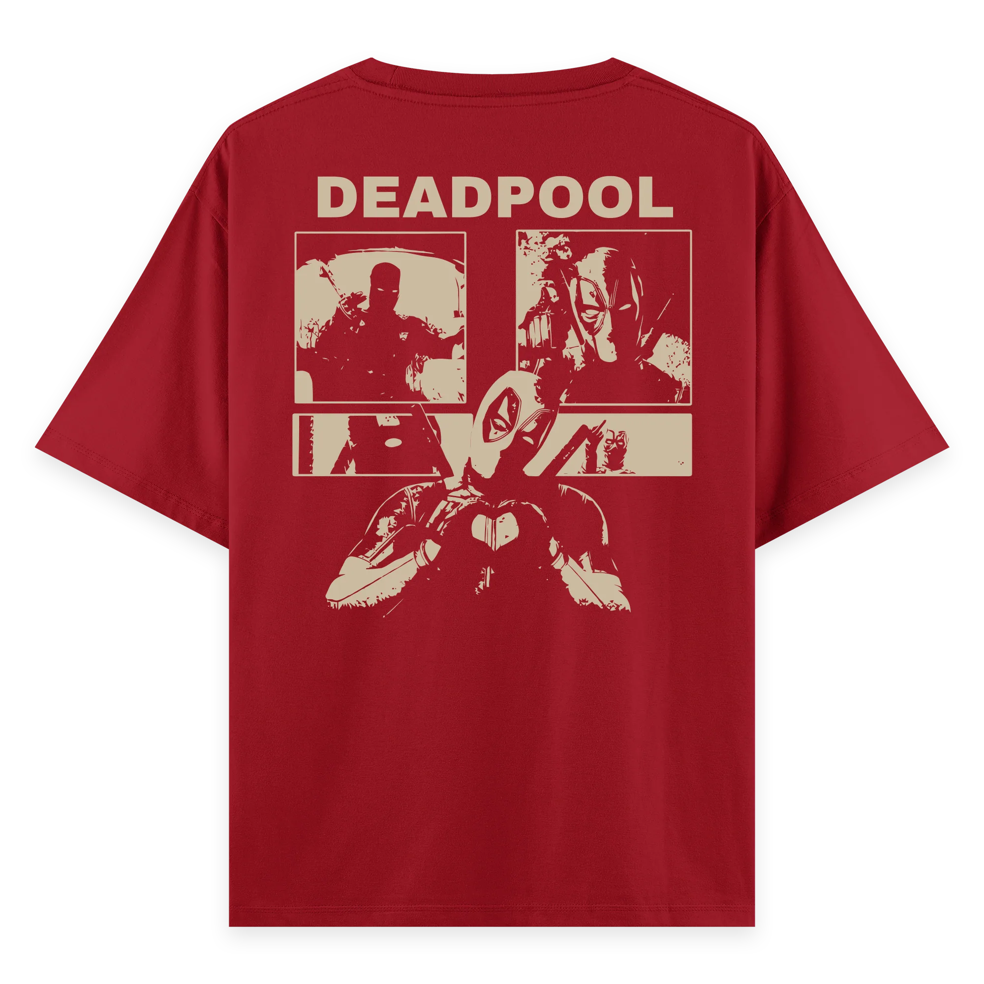 Deadpool - Oversize Bol Kalıp T-shirt