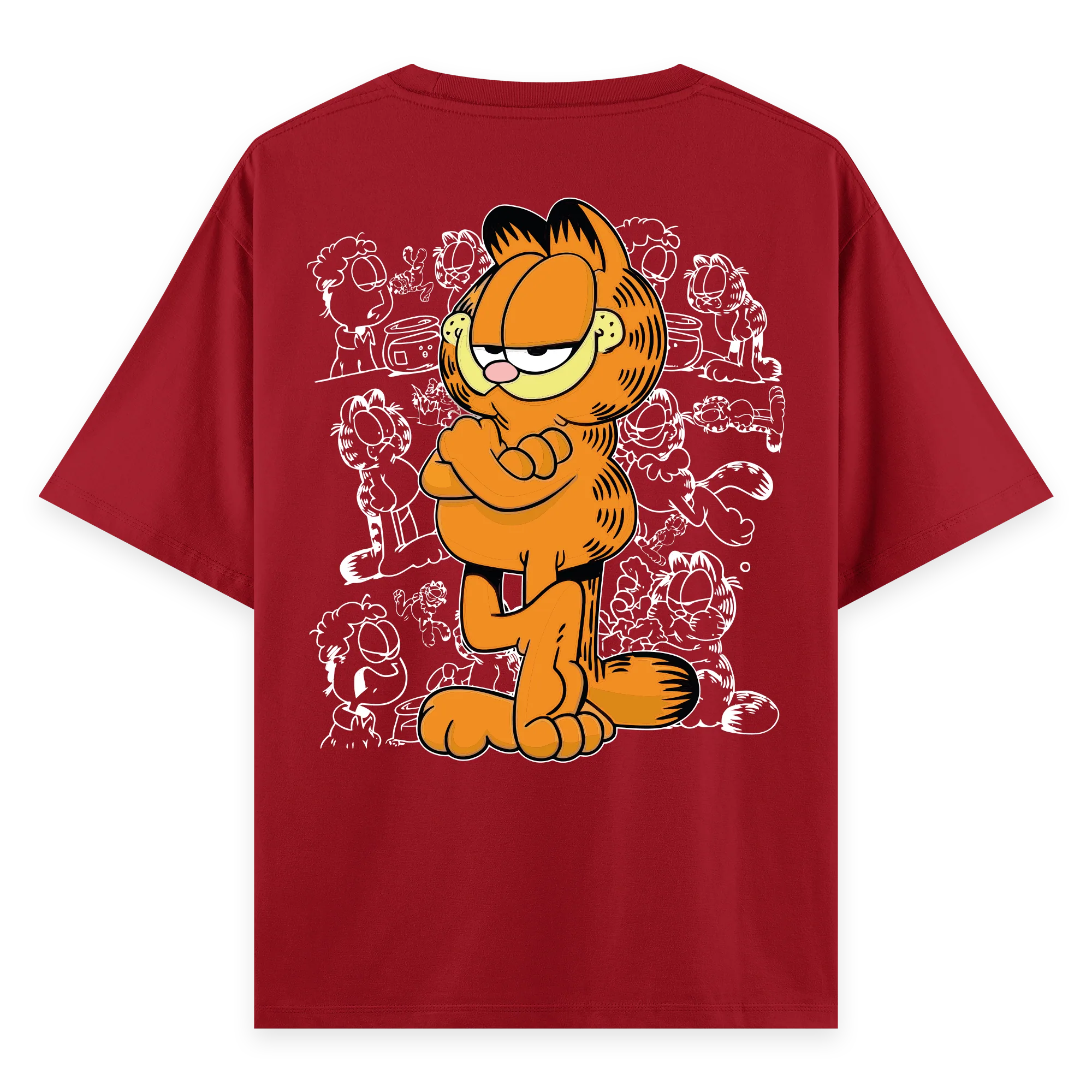 Garfield - Oversize Bol Kalıp T-shirt