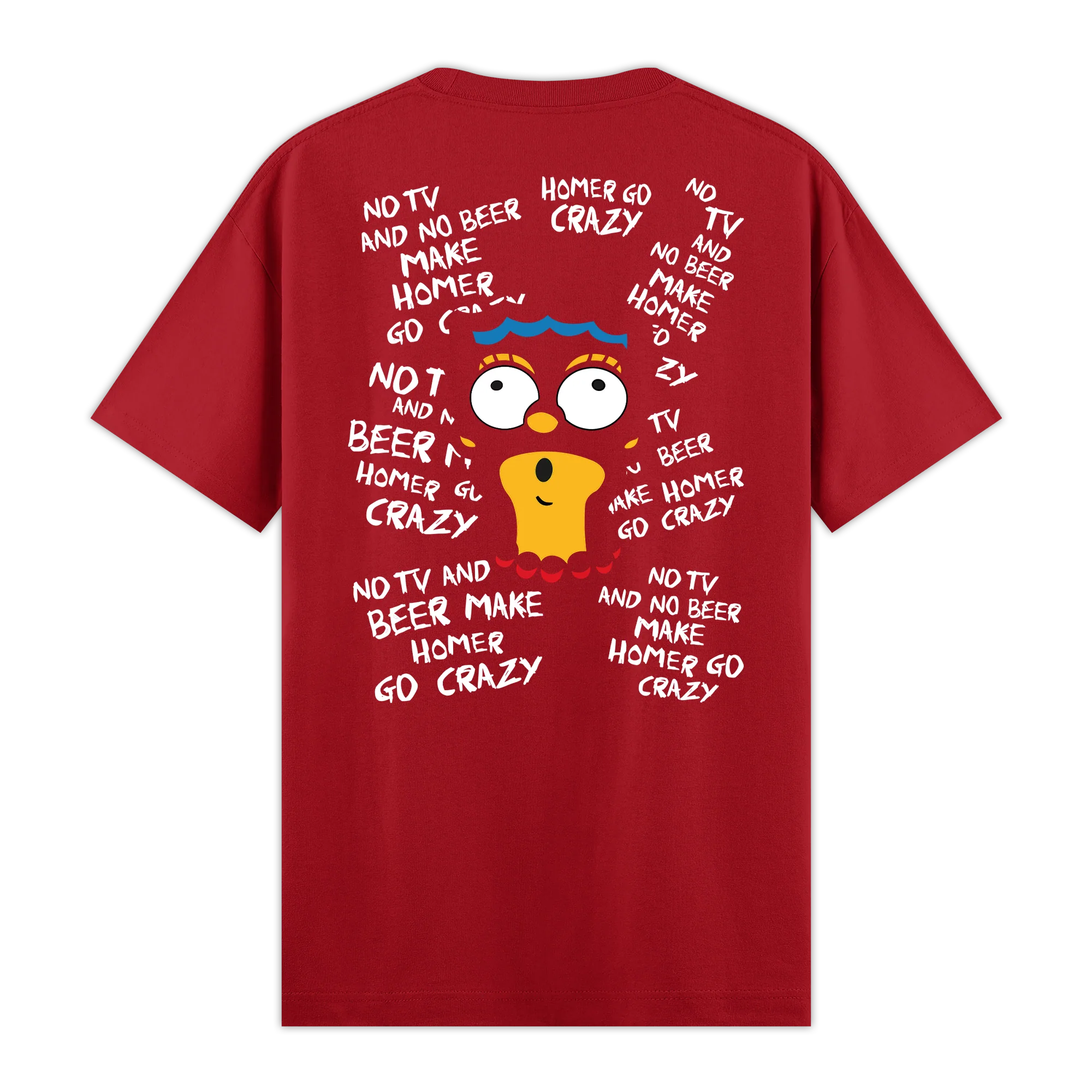 Crazy Homer - Regular Fit Kalıp T-shirt