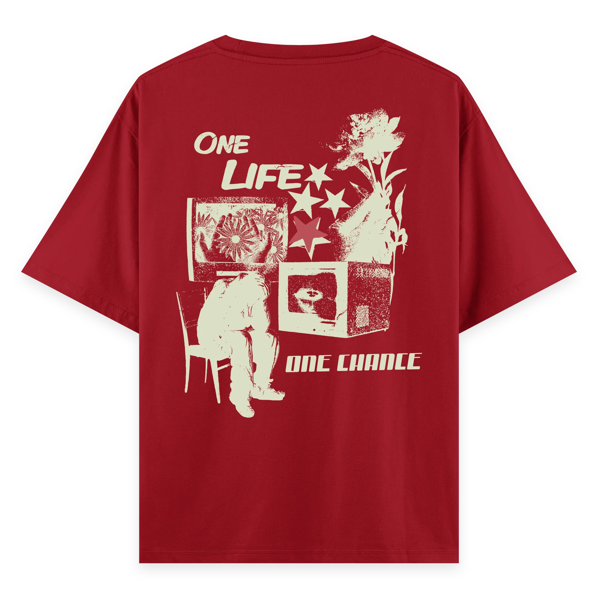 One Chance - Oversize Bol Kalıp T-shirt