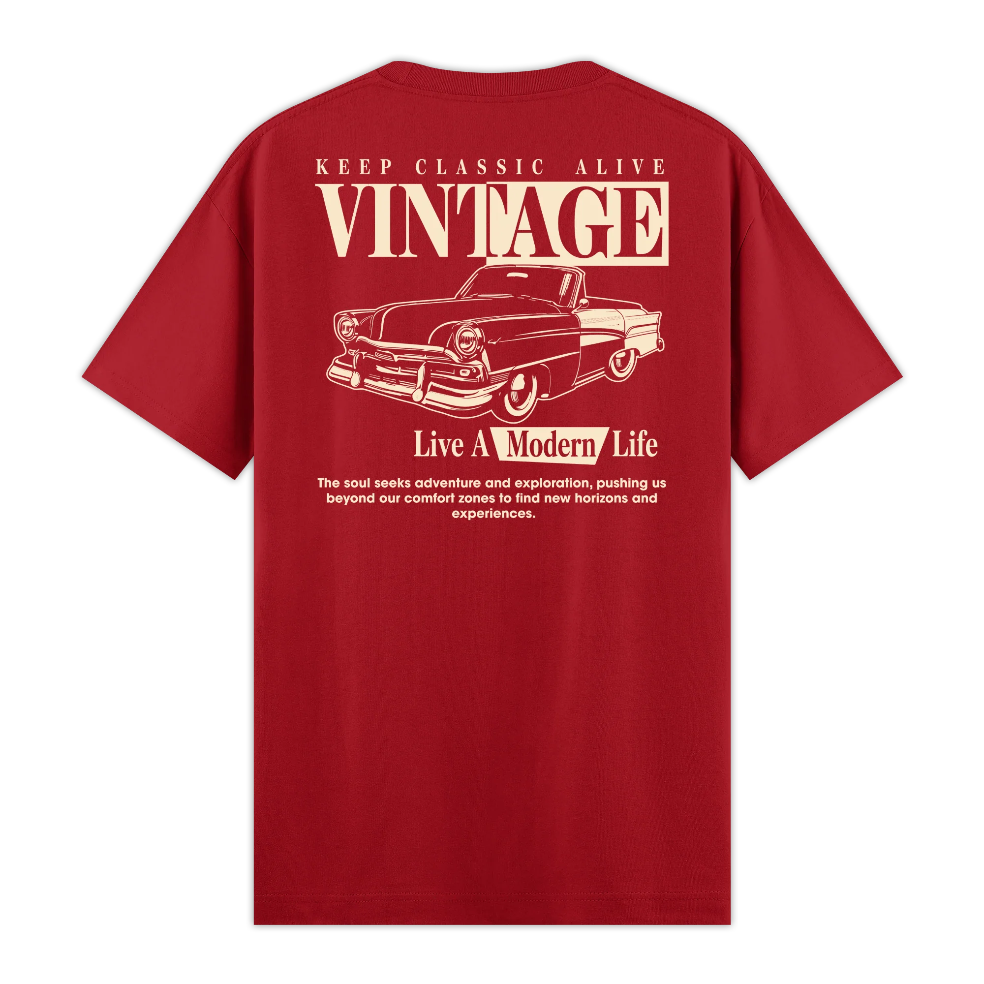 Vintage - Regular Fit Kalıp T-shirt