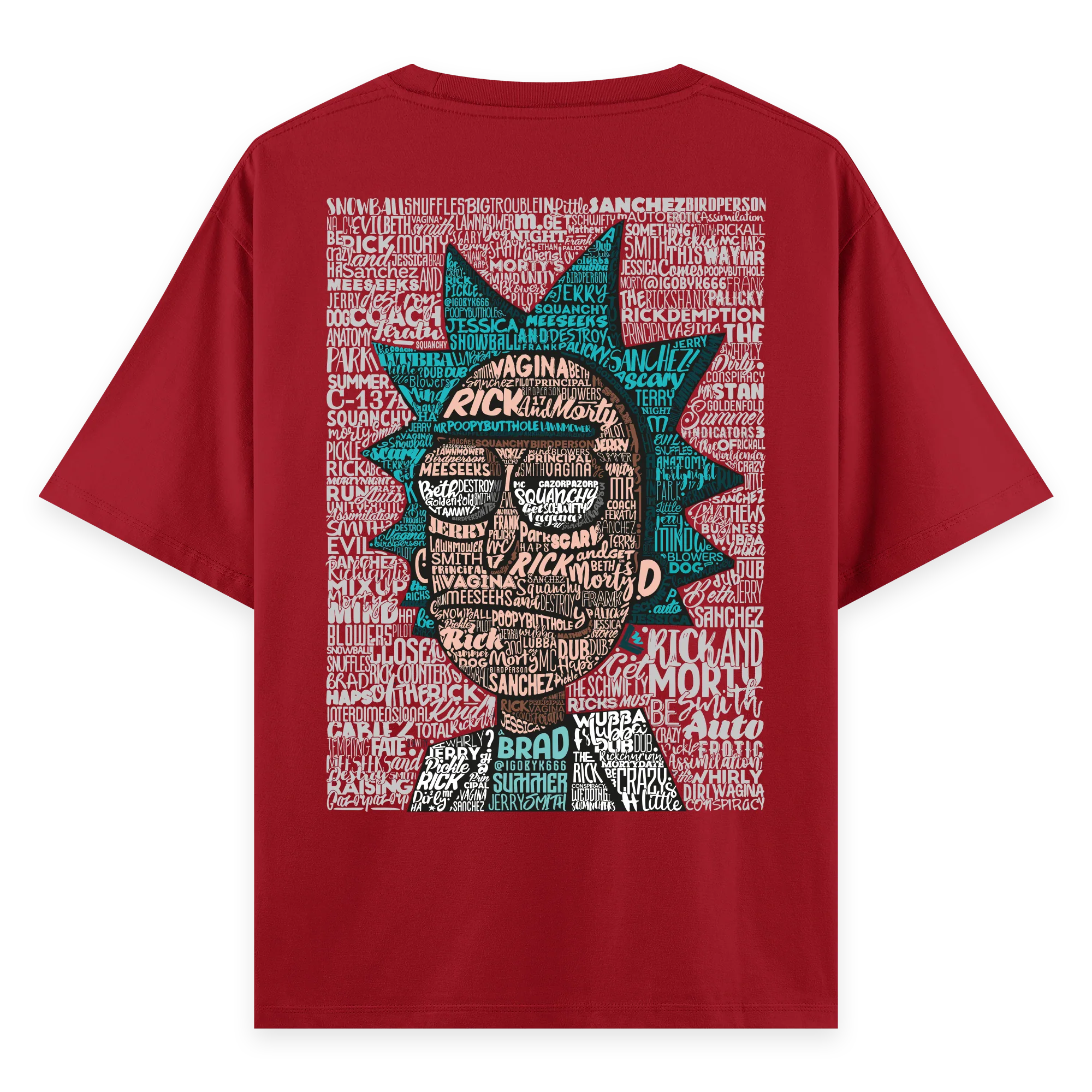 Rick's World - Oversize Bol Kalıp T-shirt