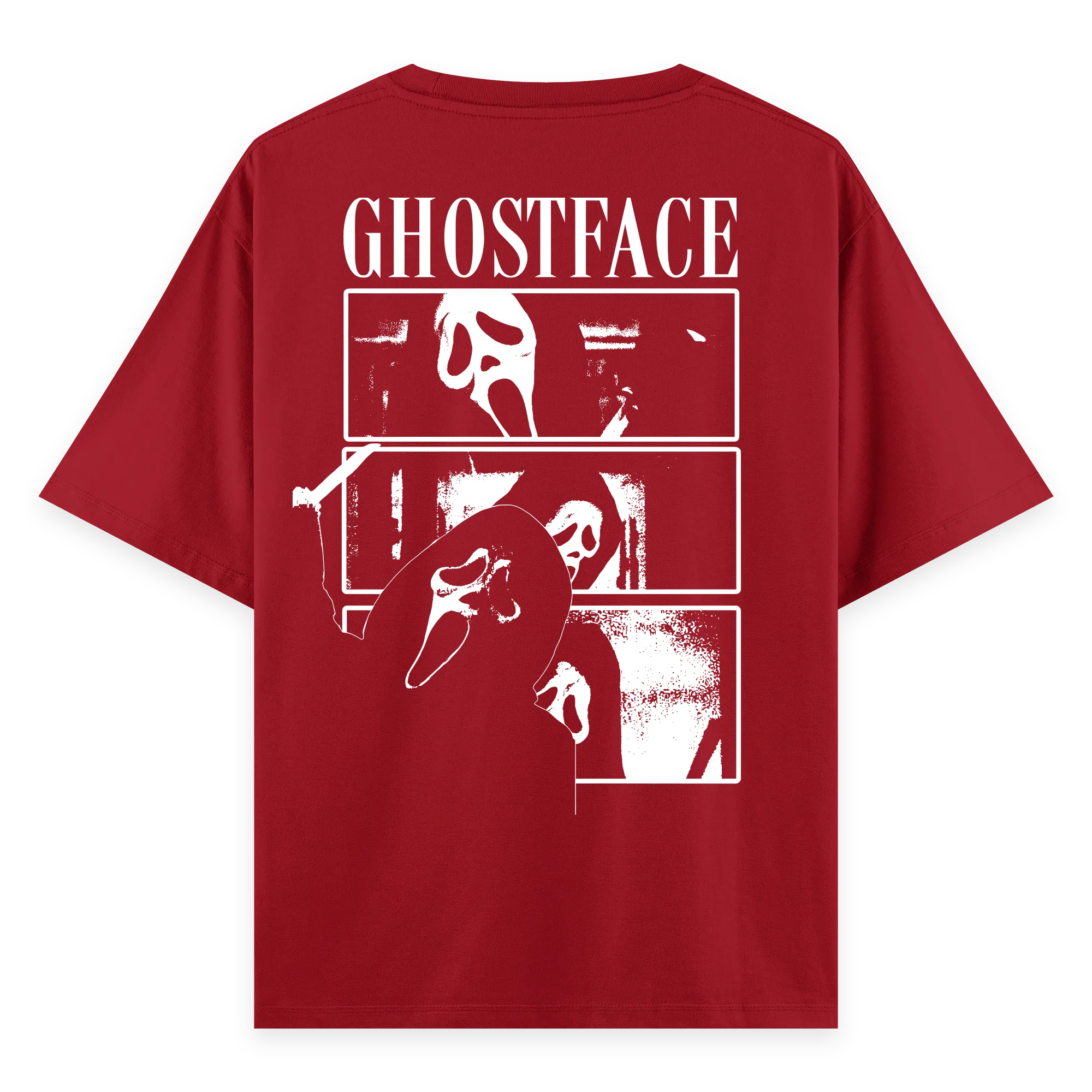 Ghost Face - Oversize Bol Kalıp T-shirt