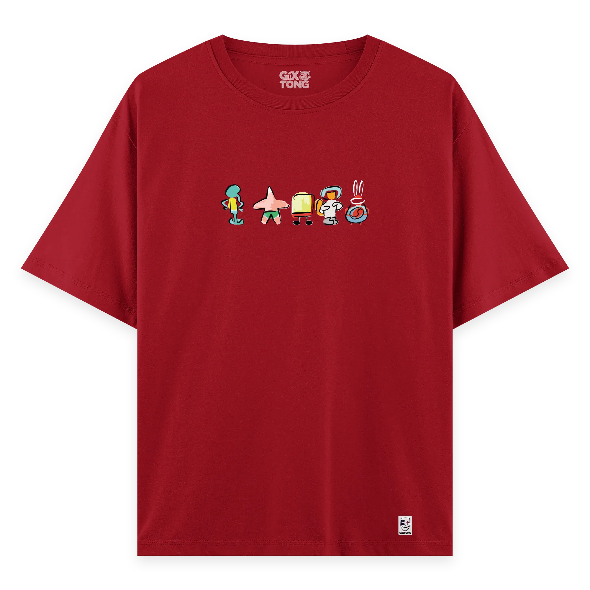 Sponge Family - Oversize Bol Kalıp T-shirt