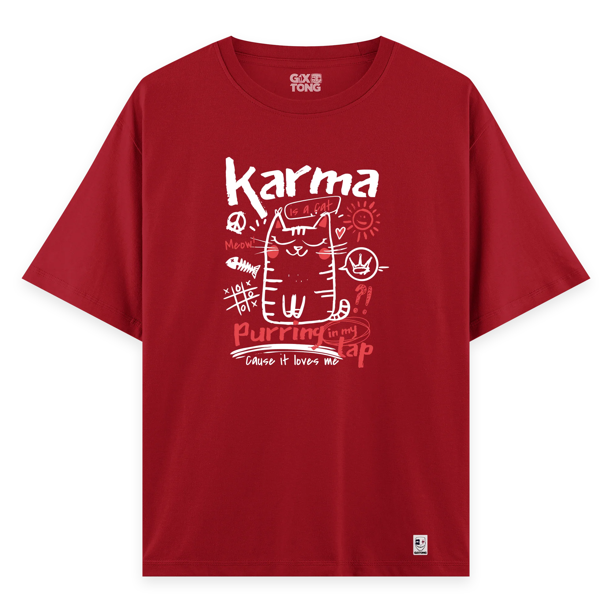 Karma - Oversize Bol Kalıp T-shirt
