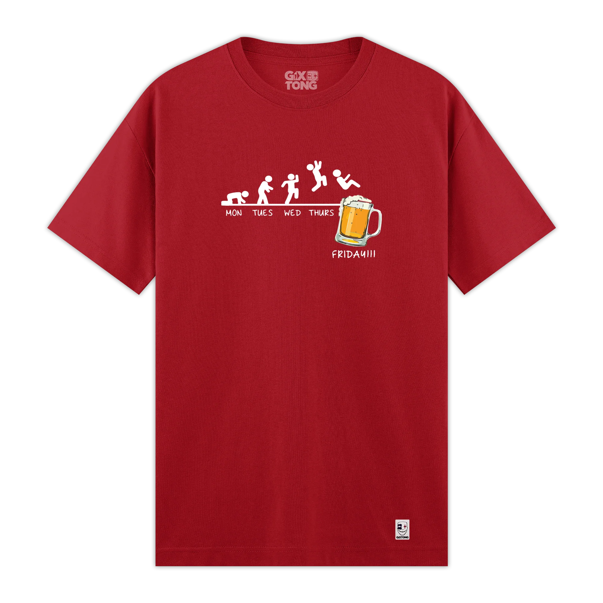 Friday Beer - Regular Fit Kalıp T-shirt