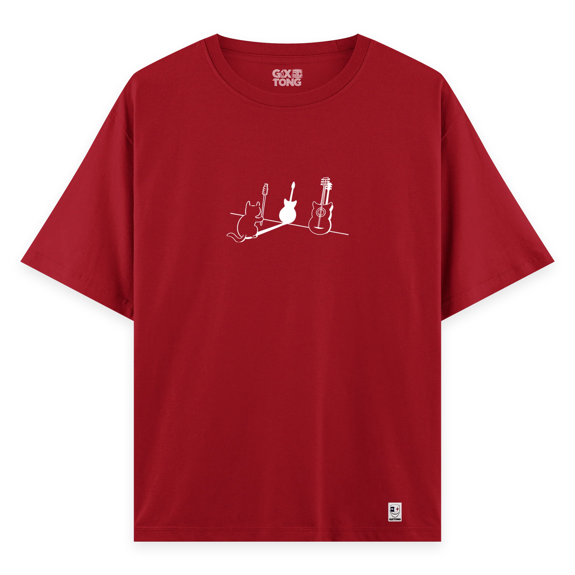 Guitar - Oversize Bol Kalıp T-shirt