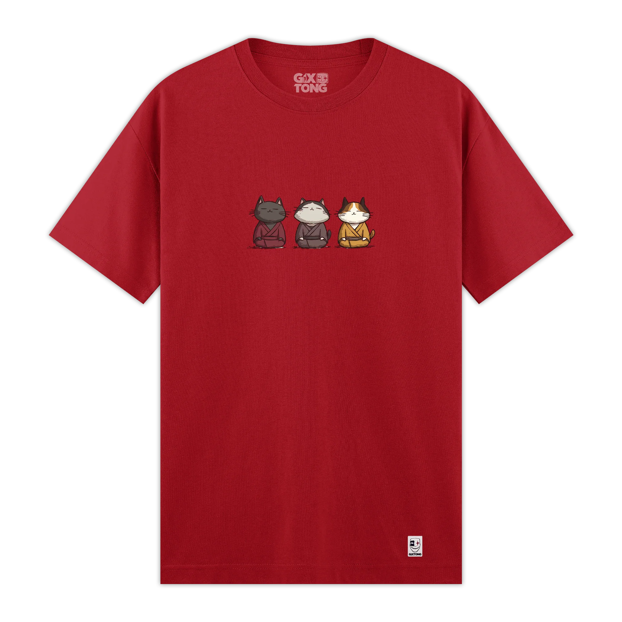 Samurai Cats - Regular Fit Kalıp T-shirt