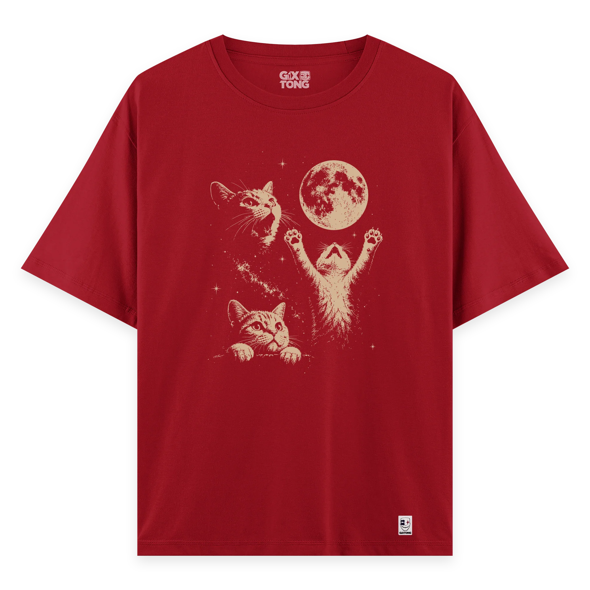 Catlight - Oversize Bol Kalıp T-shirt