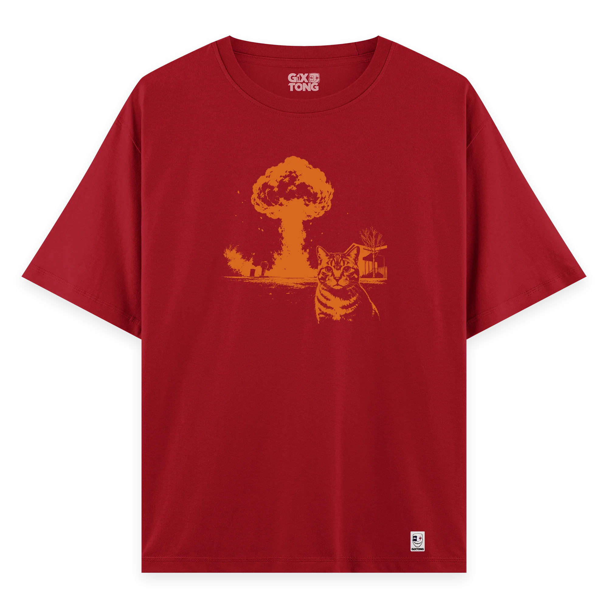 Cat Bomb - Oversize Bol Kalıp T-shirt