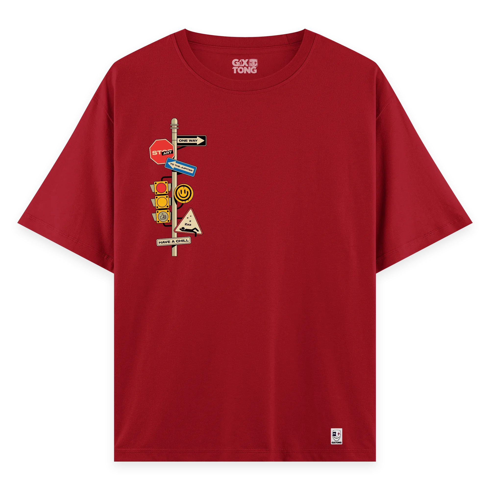 One Way - Oversize Bol Kalıp T-shirt