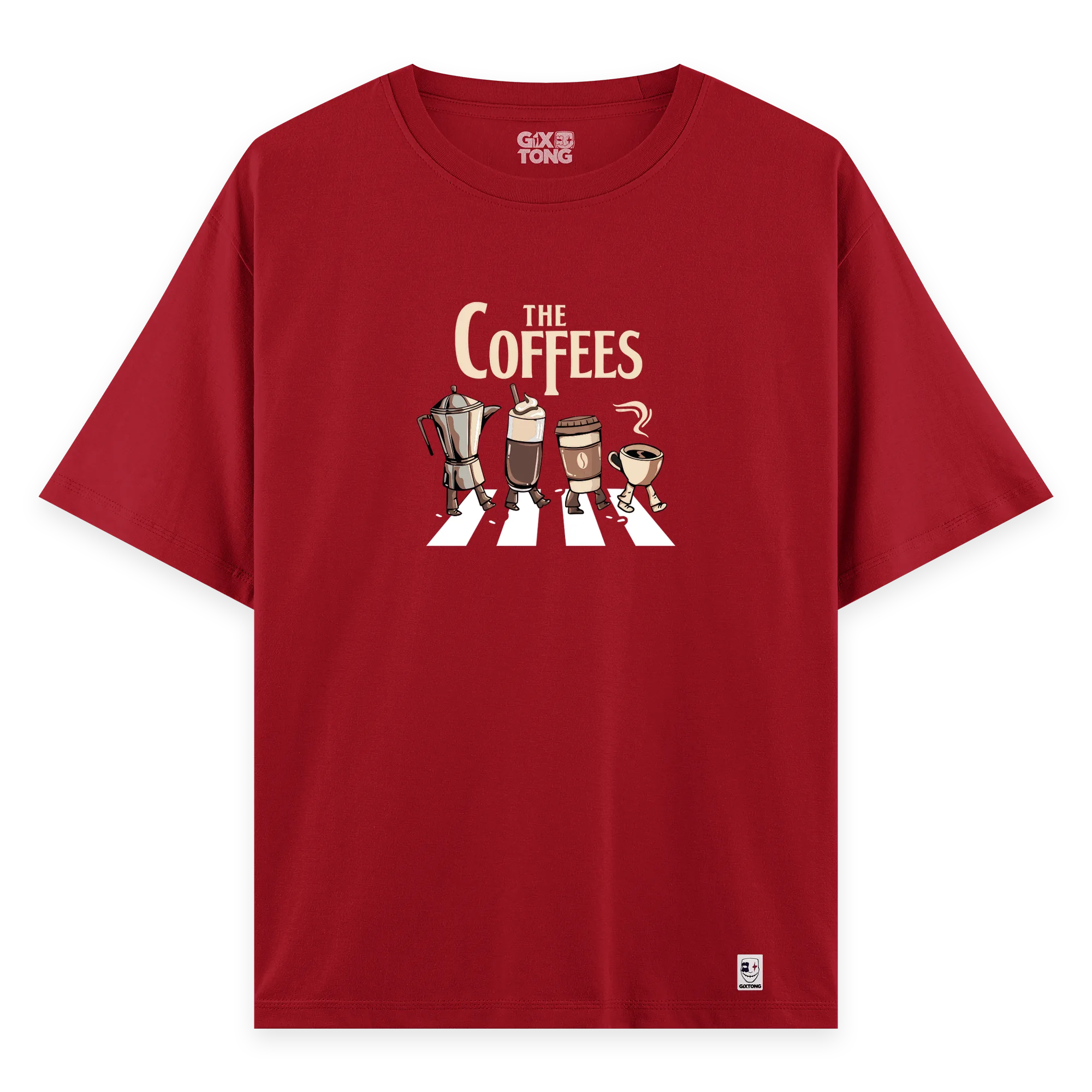 Coffee - Oversize Bol Kalıp T-shirt