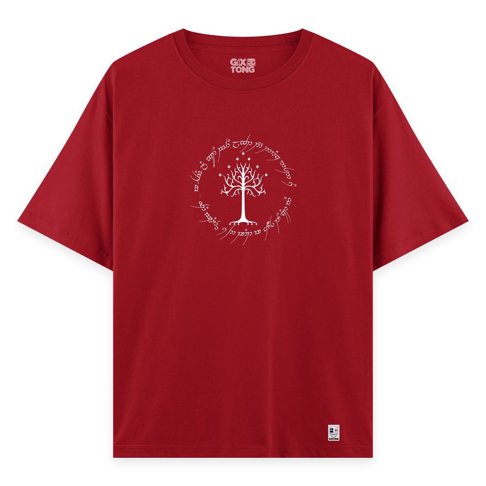Lotr Ağaç - Oversize Bol Kalıp T-shirt