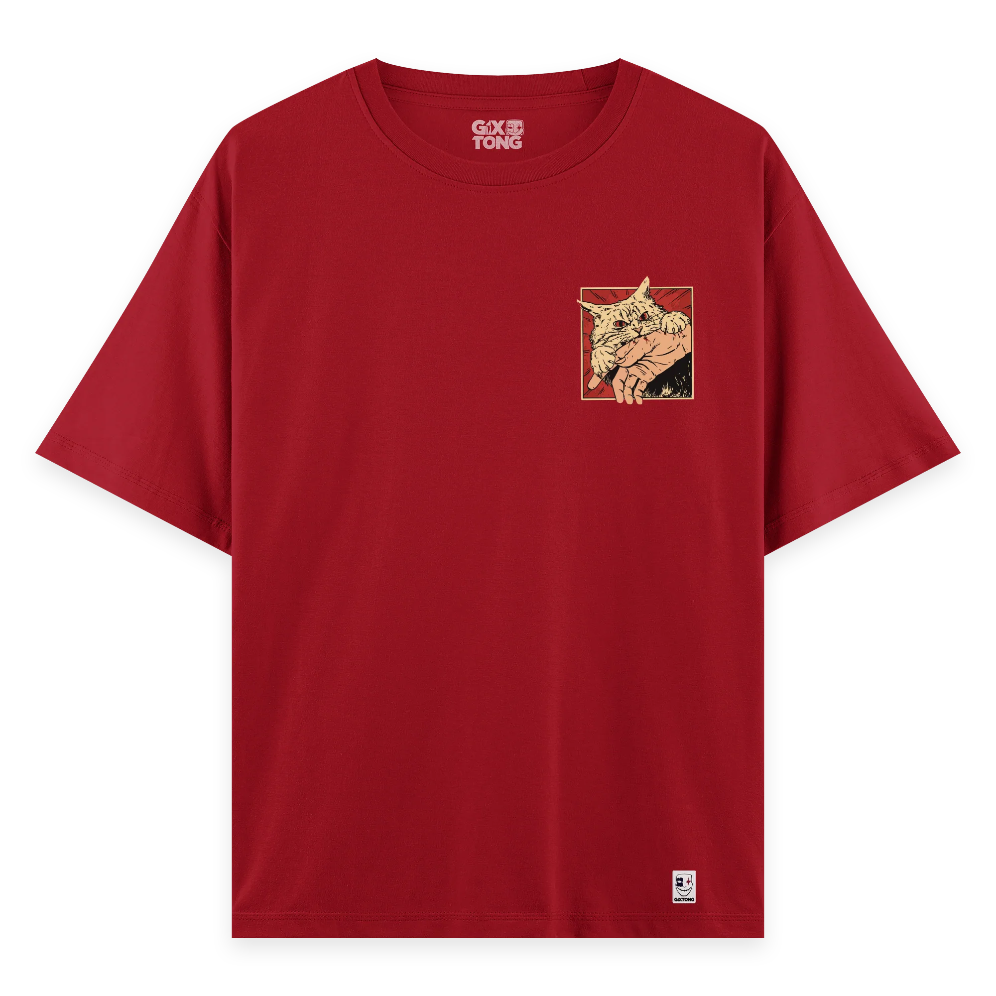 Attack - Oversize Bol Kalıp T-shirt