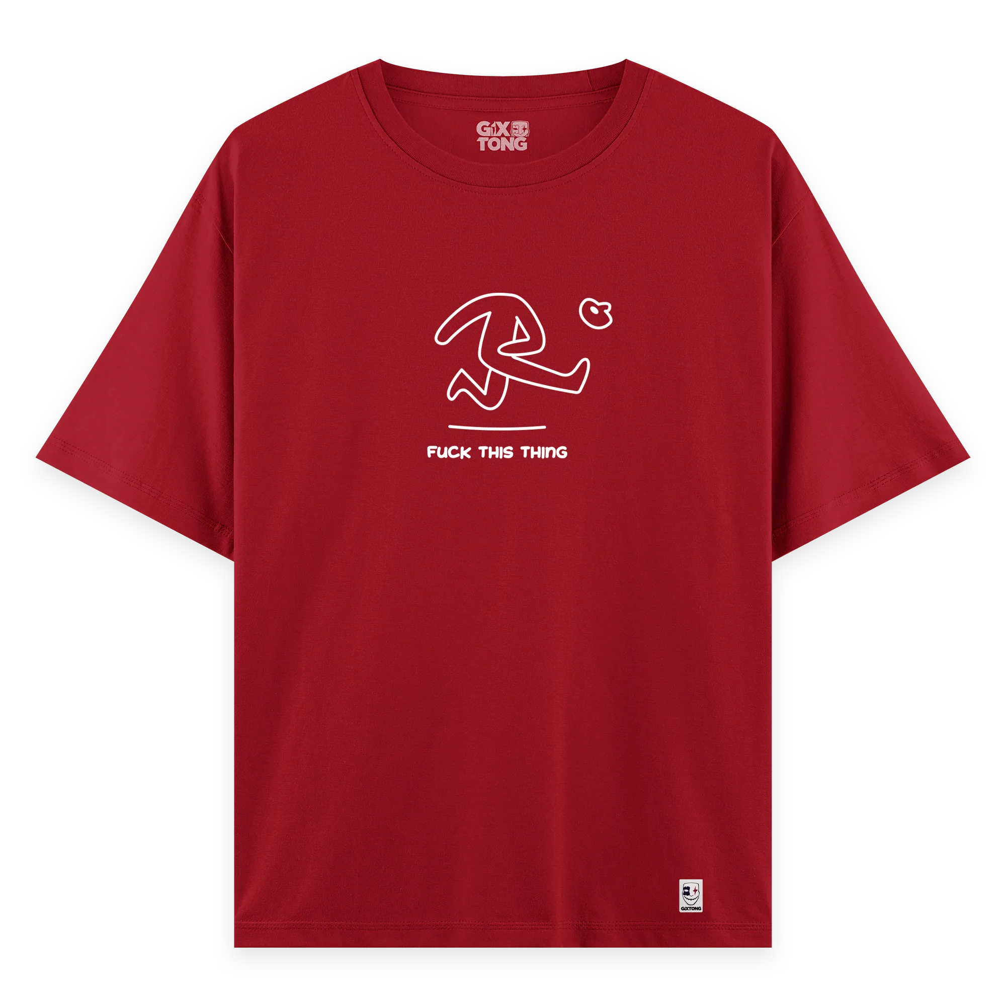Fuck This Thing - Oversize Bol Kalıp T-shirt