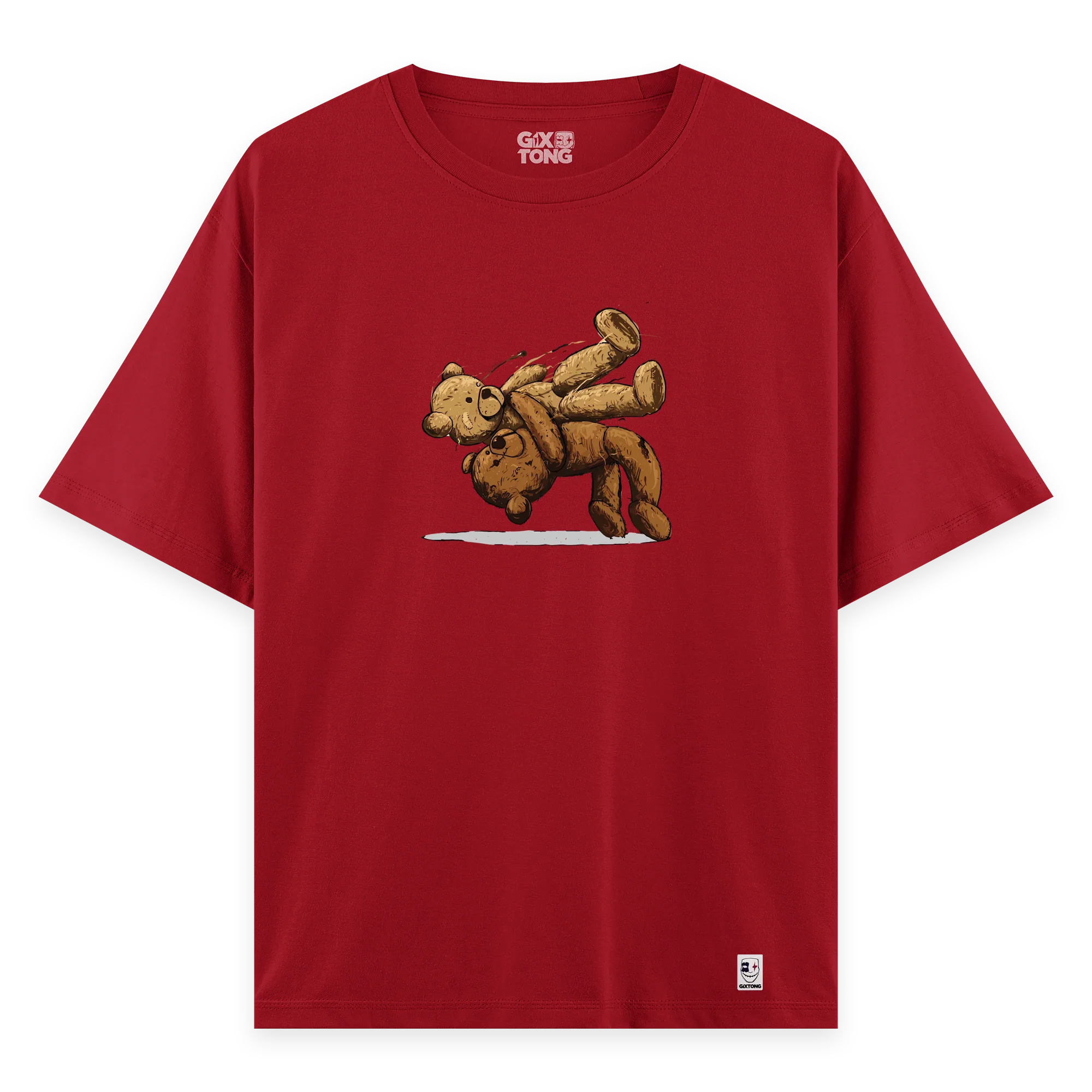 Fight Bear - Oversize Bol Kalıp T-shirt