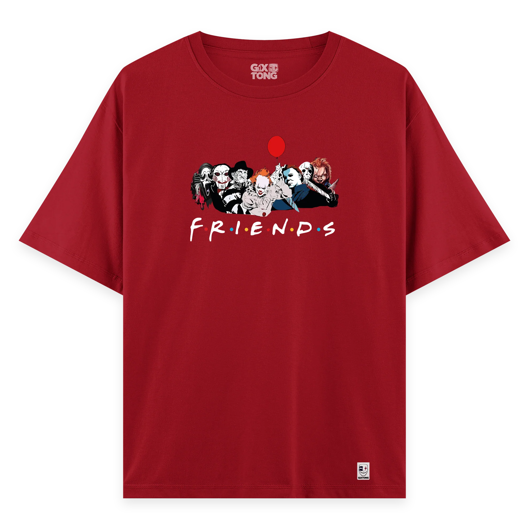 Dark Friends - Oversize Bol Kalıp T-shirt